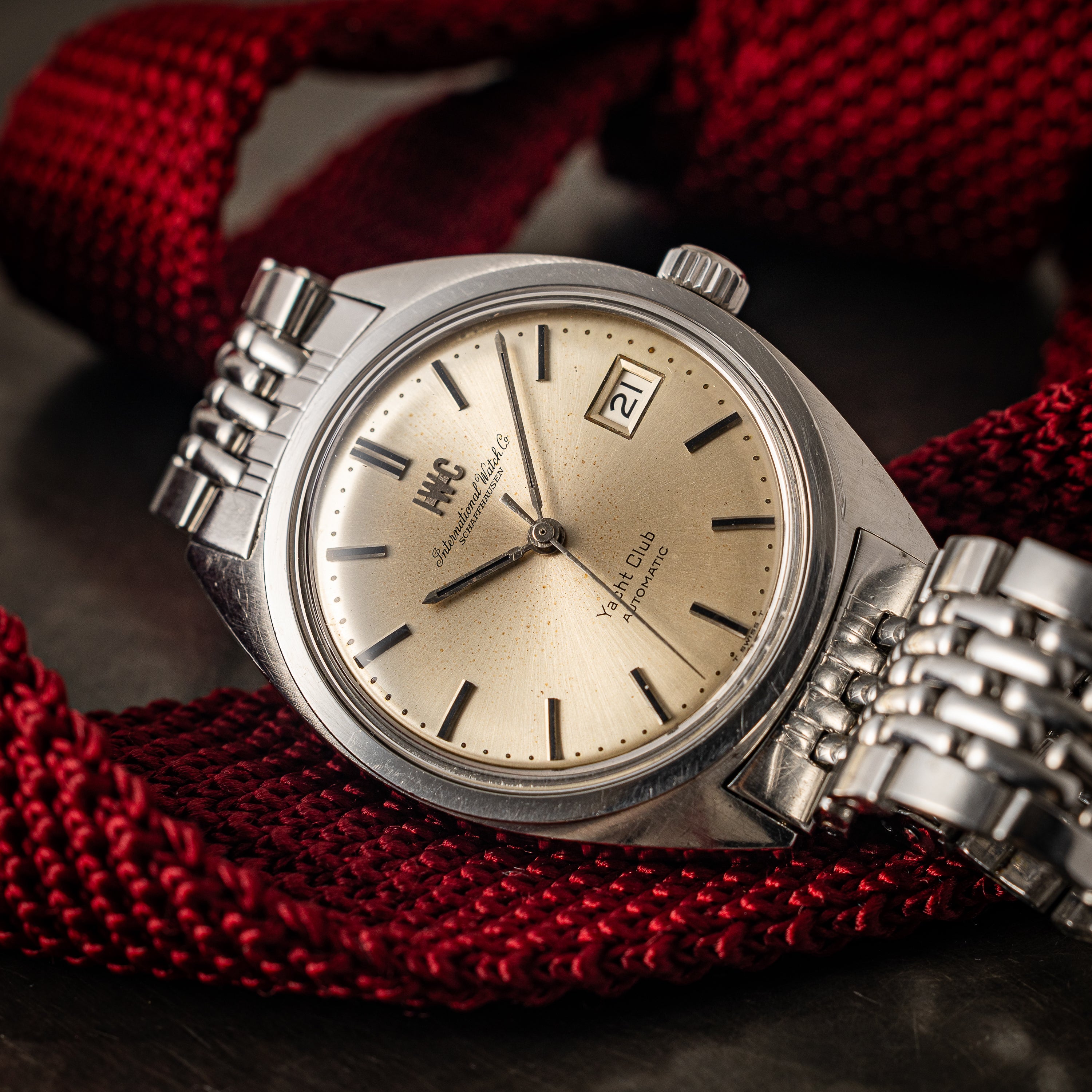 IWC ヨットクラブ 1970年製 Ref.R811A 純正ゲイフレアーブレス付き