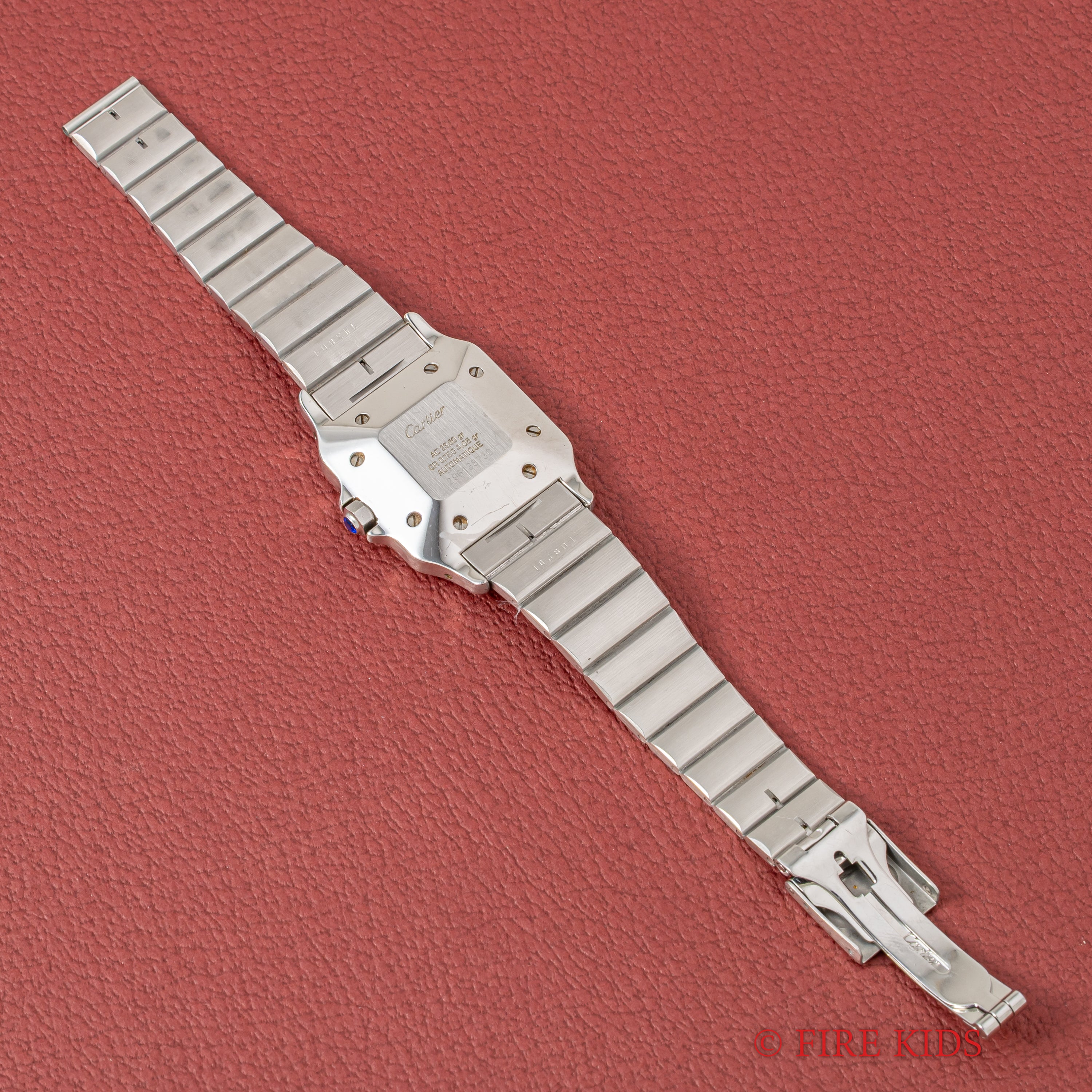 カルティエ サントス LMサイズ コンビ 自動巻き 1980年代製 ホワイトローマンダイヤル