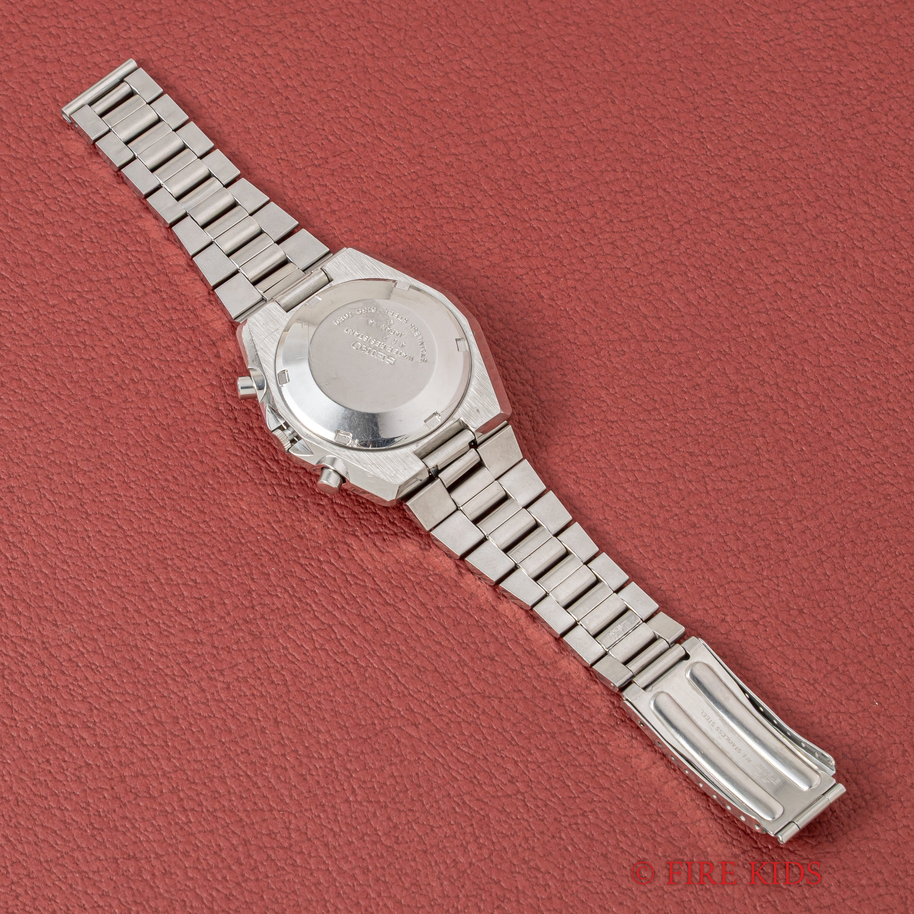 セイコー 自動巻きクロノグラフ 1974年製 Cal.6139B ヘキサゴンケース フランス語曜日 純正ブレス