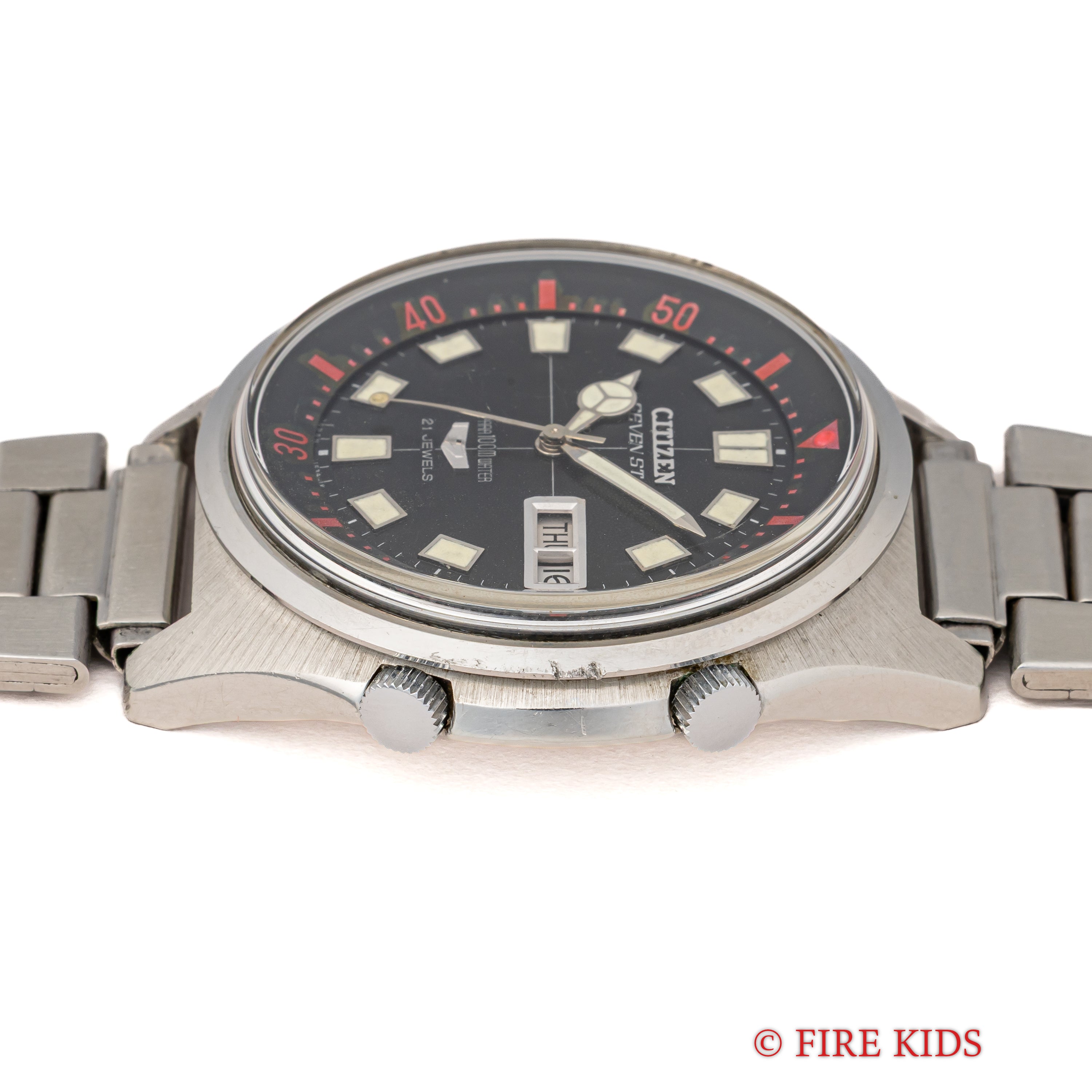 シチズン セブンスター 1968年製 43mmビッグケース ダイバー デイデイト自動巻き