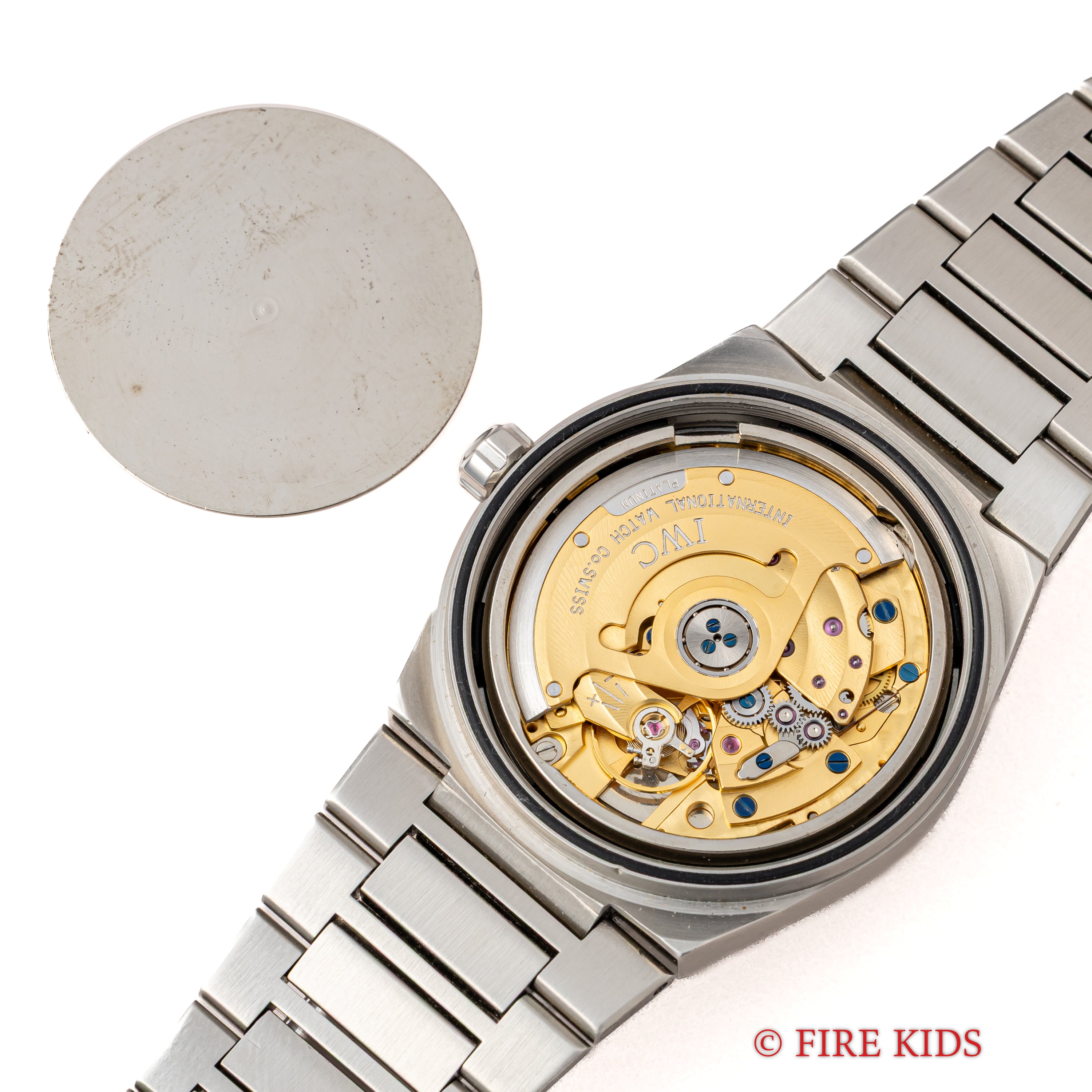 IWC インヂュニア 1997年製 ブラック文字盤 クロノメーター自動巻 Ref.3521 Cal.887/2