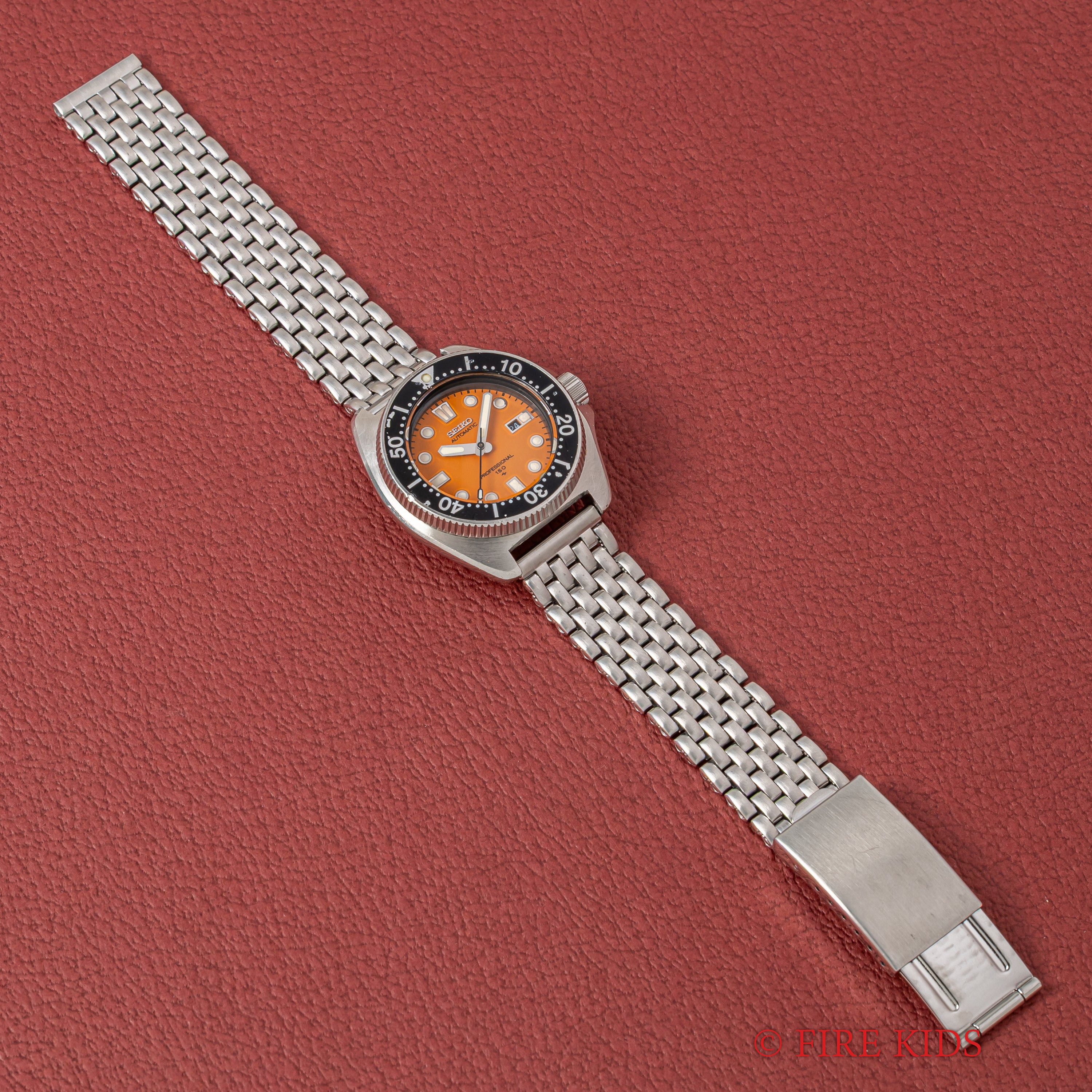 セイコー プロフェショナルダイバー 150m 1977年製 ボーイズサイズ オレンジダイヤル