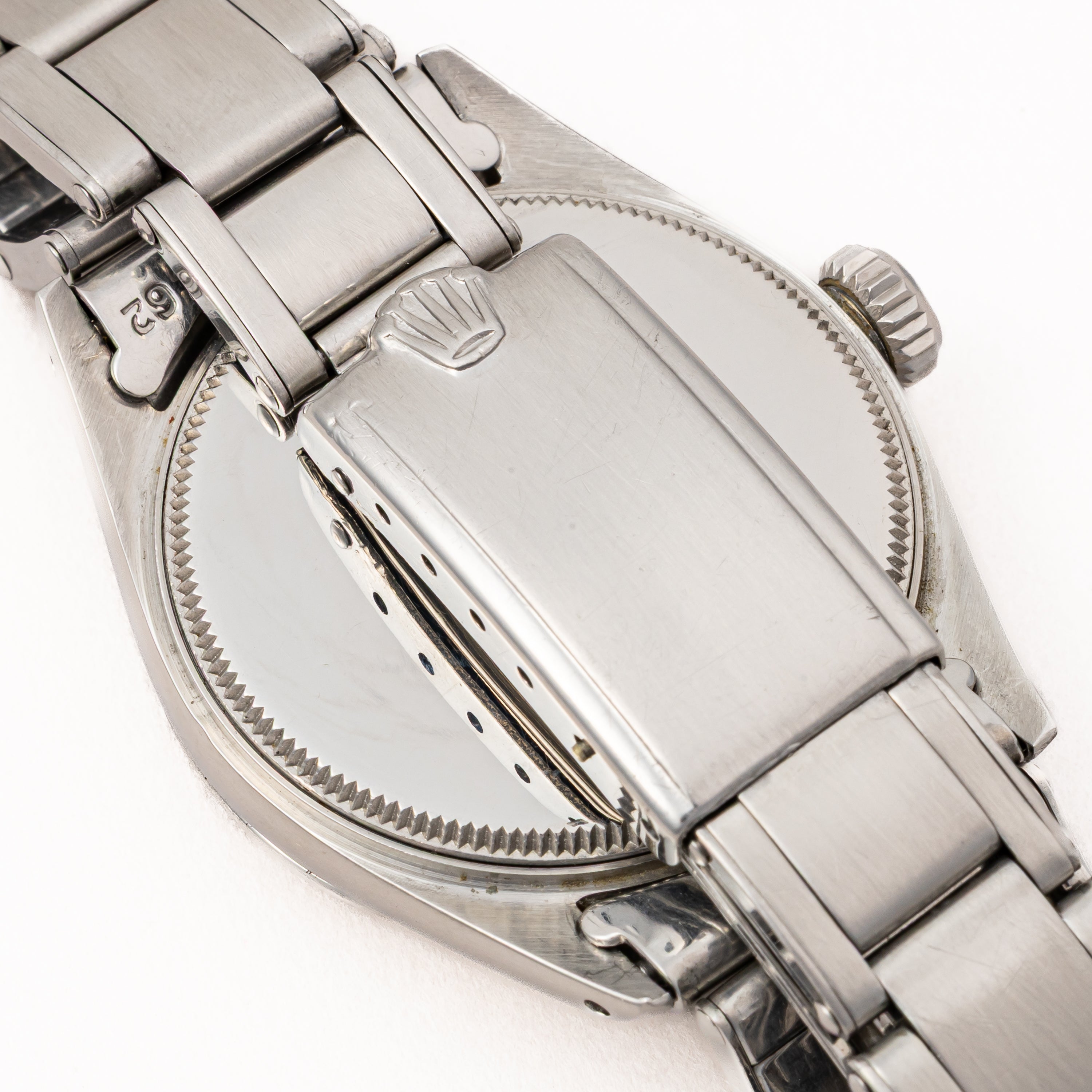 ロレックス オイスターロイヤル 手巻き 1957年製 Ref.6444 Cal.1210 リベットブレス付き