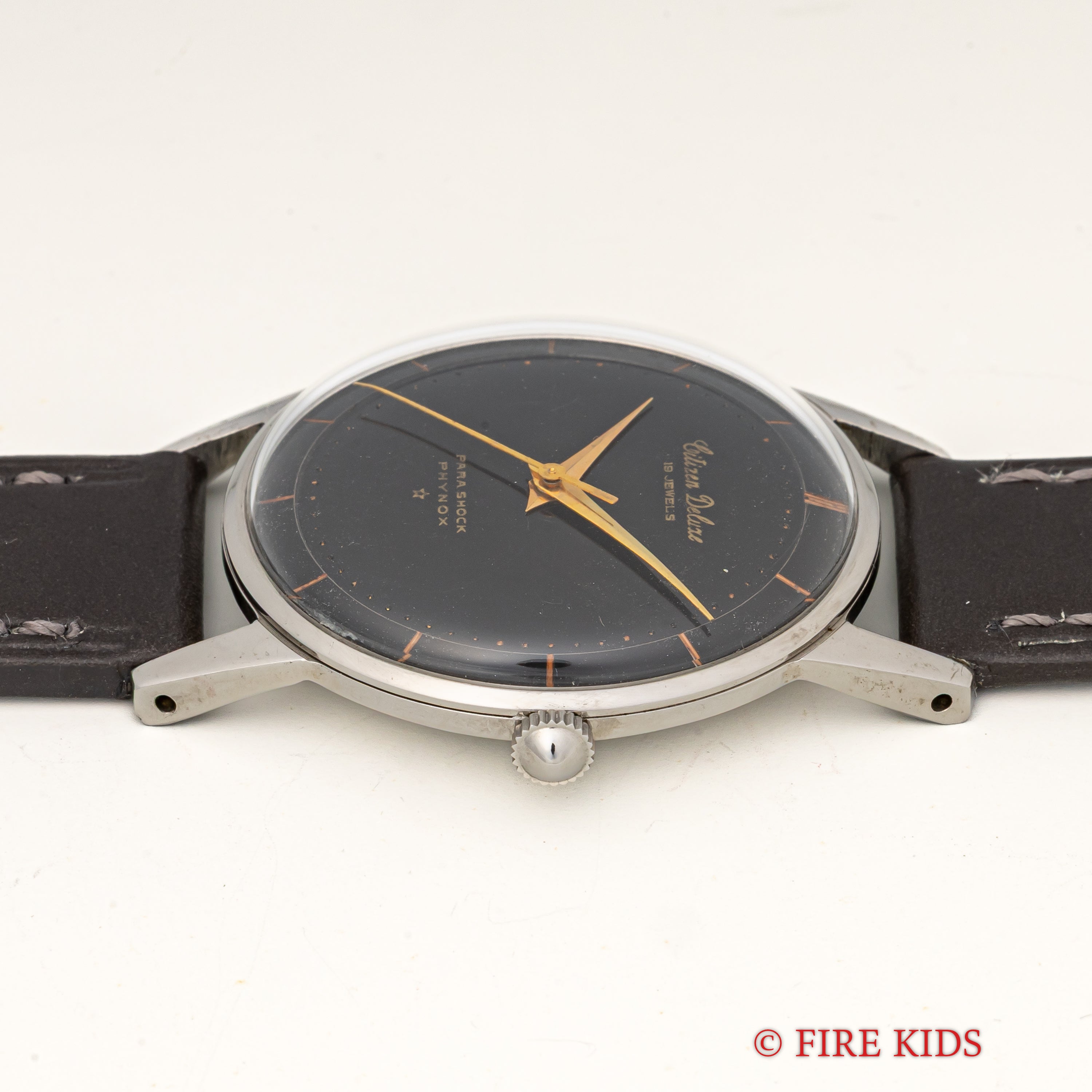 シチズン デラックス  1959年製 19石15070SS オリジナルブラックダイヤル