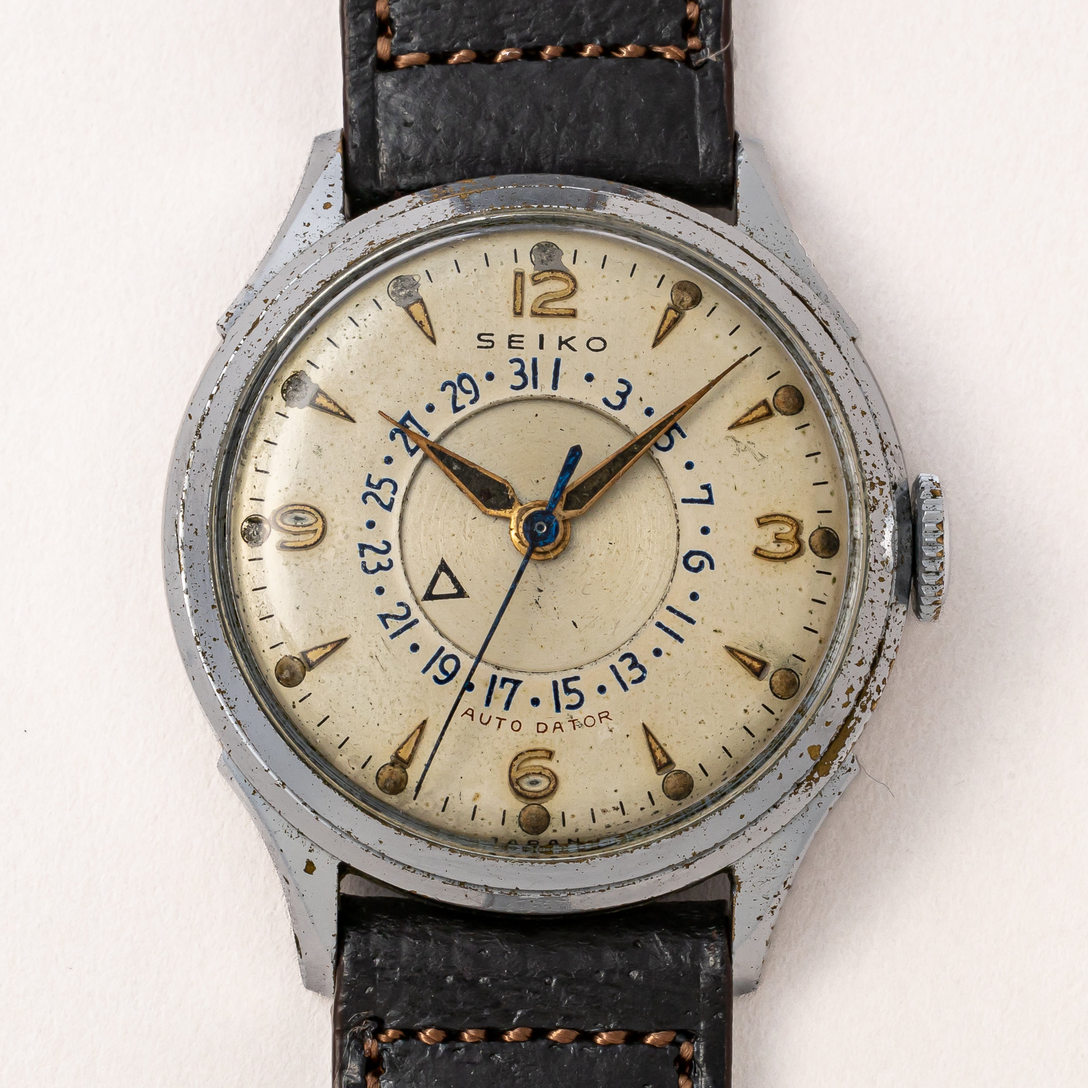 セイコー スーパー オートデーター 1954年製 Ref.1748 手巻き ディスクカレンダー