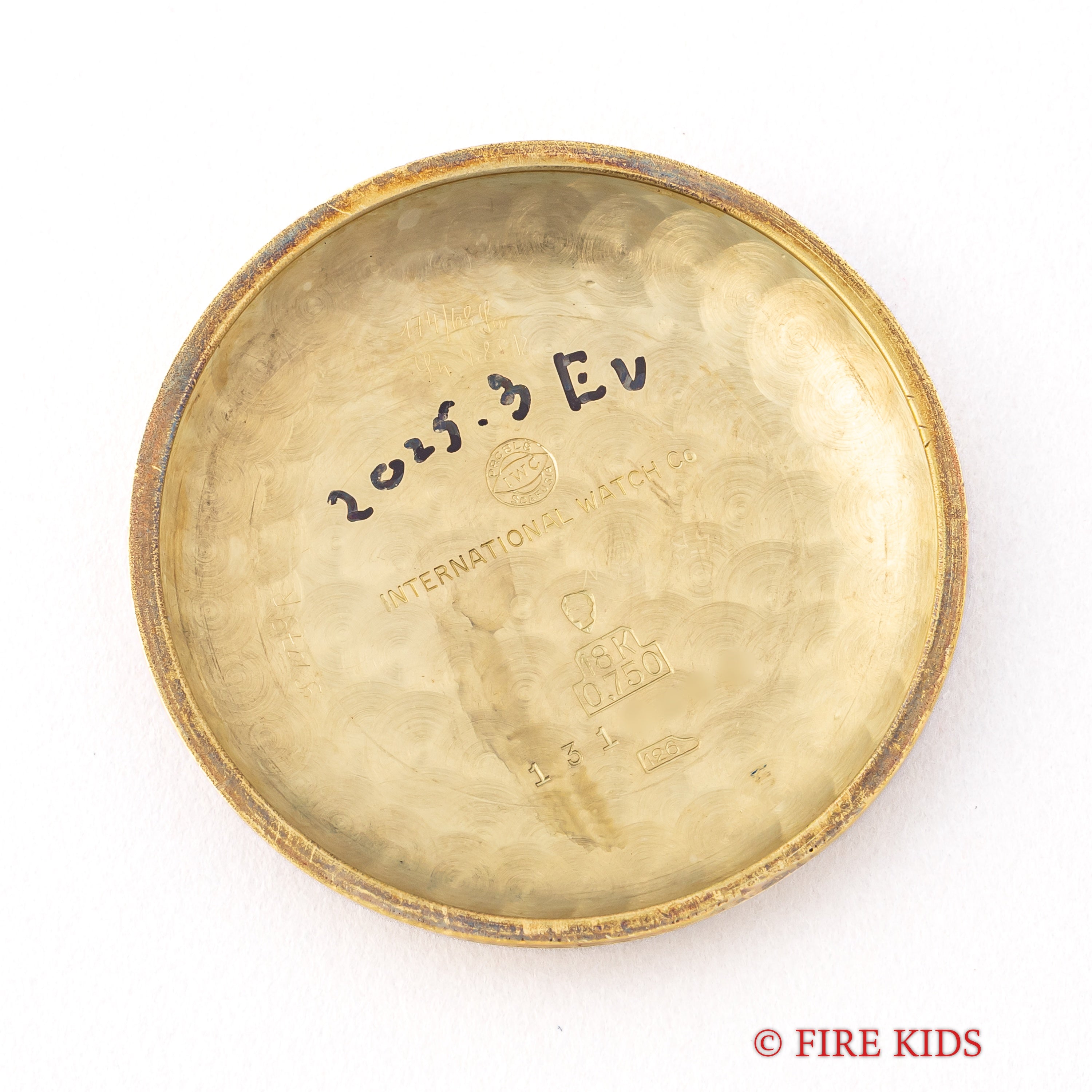 IWC 18金無垢ラウンドケース  1954年製 ブラックミラーダイヤル ペラトン式自動巻Cal.852