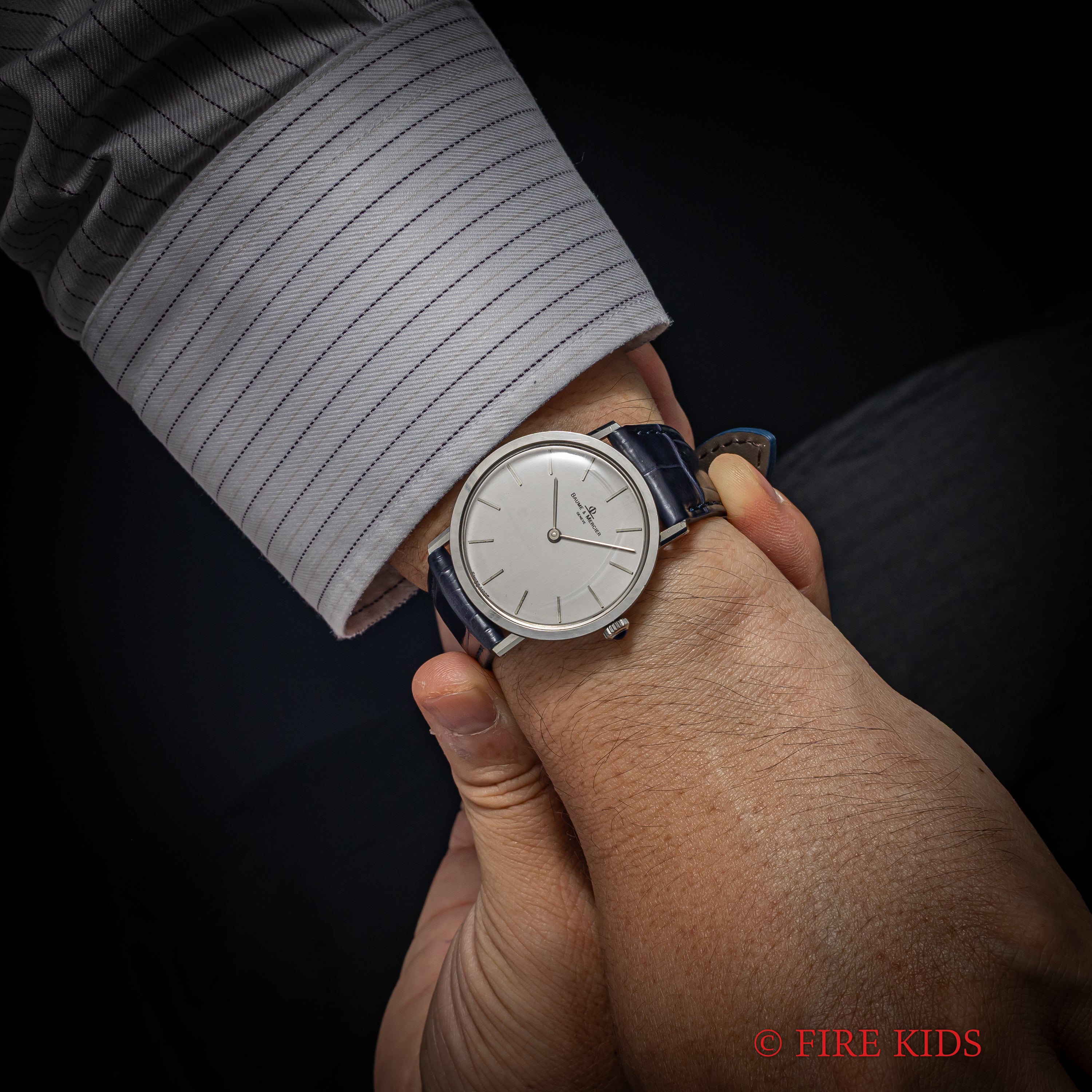 ボーム＆メルシエ シルバーダイヤル 1970年代製 手巻き Cal.BM17001