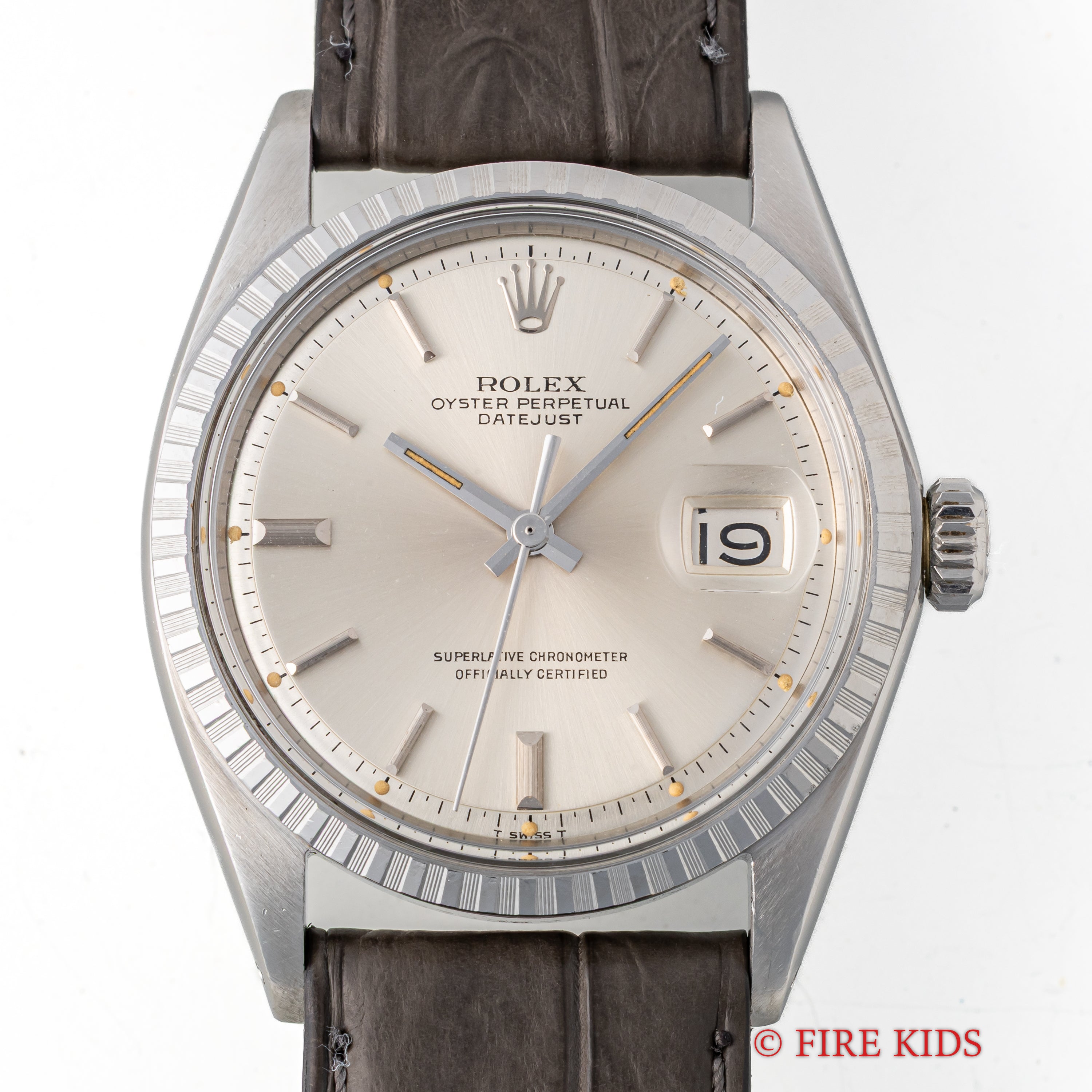 ロレックス デイトジャスト 1970年製 Ref.1603 シルバーダイヤル エングレーブドベゼル