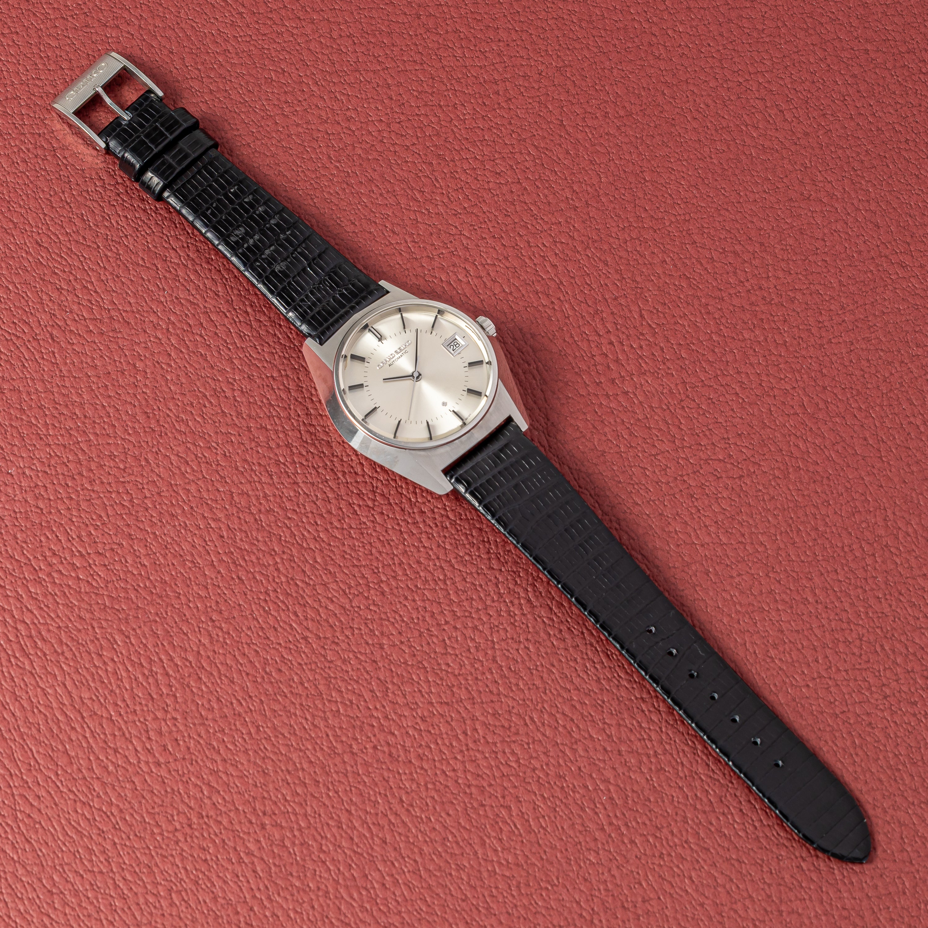 グランドセイコー V.F.Aファーストモデル Ref.6185-8020 1969年製 61V.F.A 純正尾錠付き