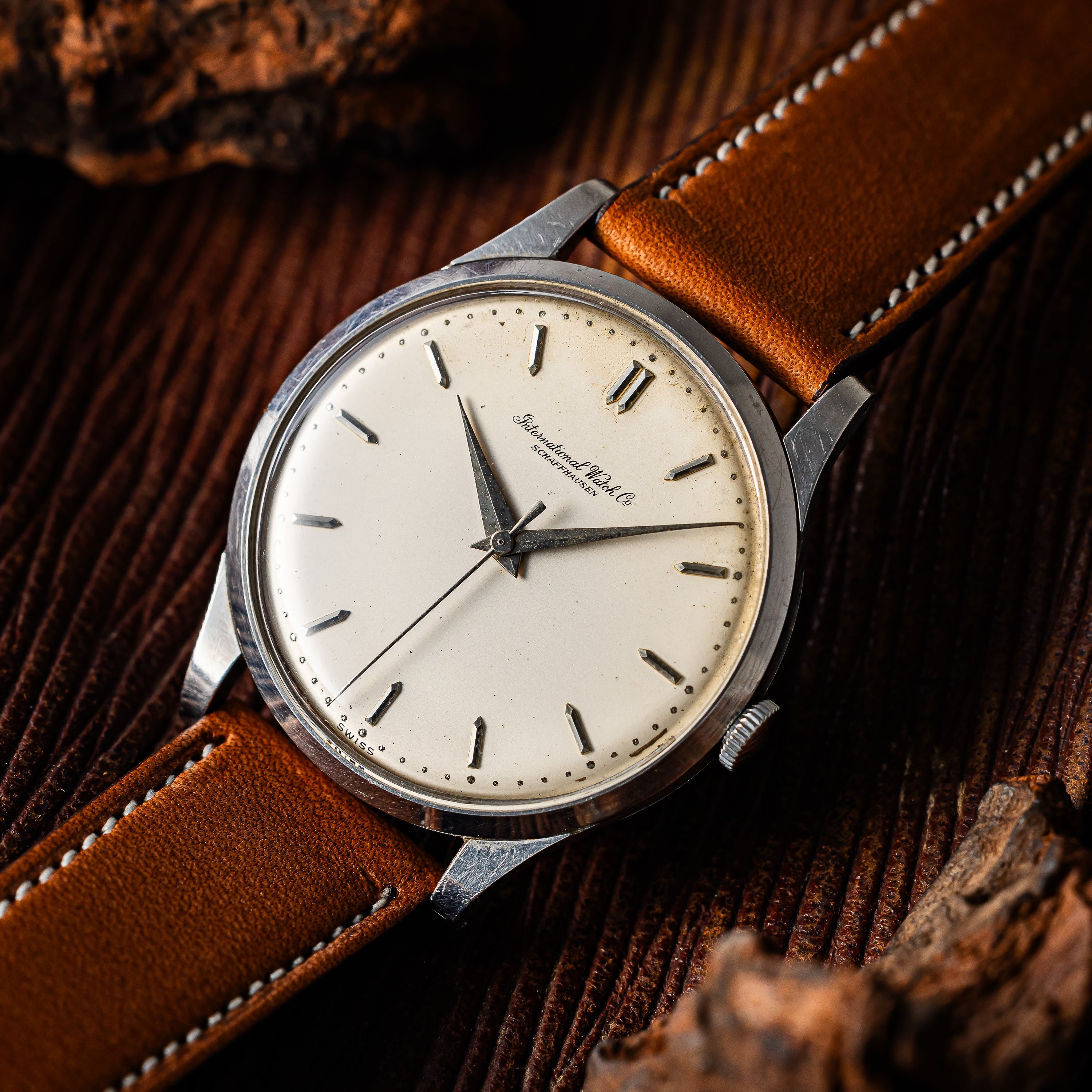 IWC ラウンドケース 1960年製 手巻き Cal.89