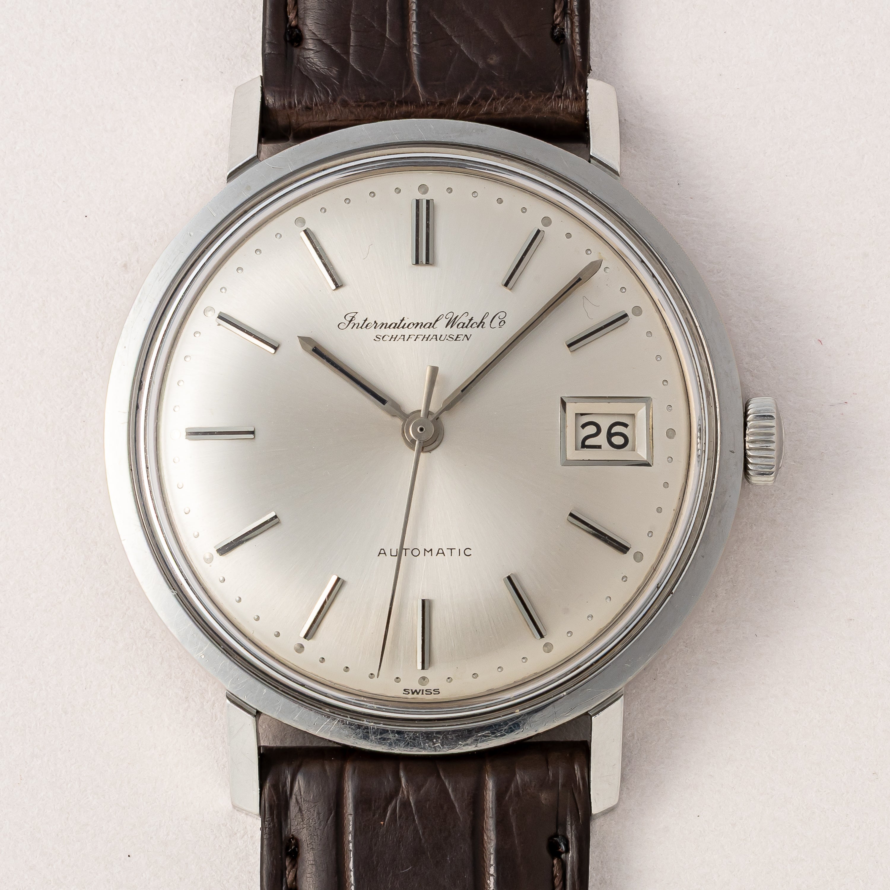 IWC ラウンドケース 1966年製 ペラトン式自動巻き Cal.8541 Ref.808A ボンベダイヤル