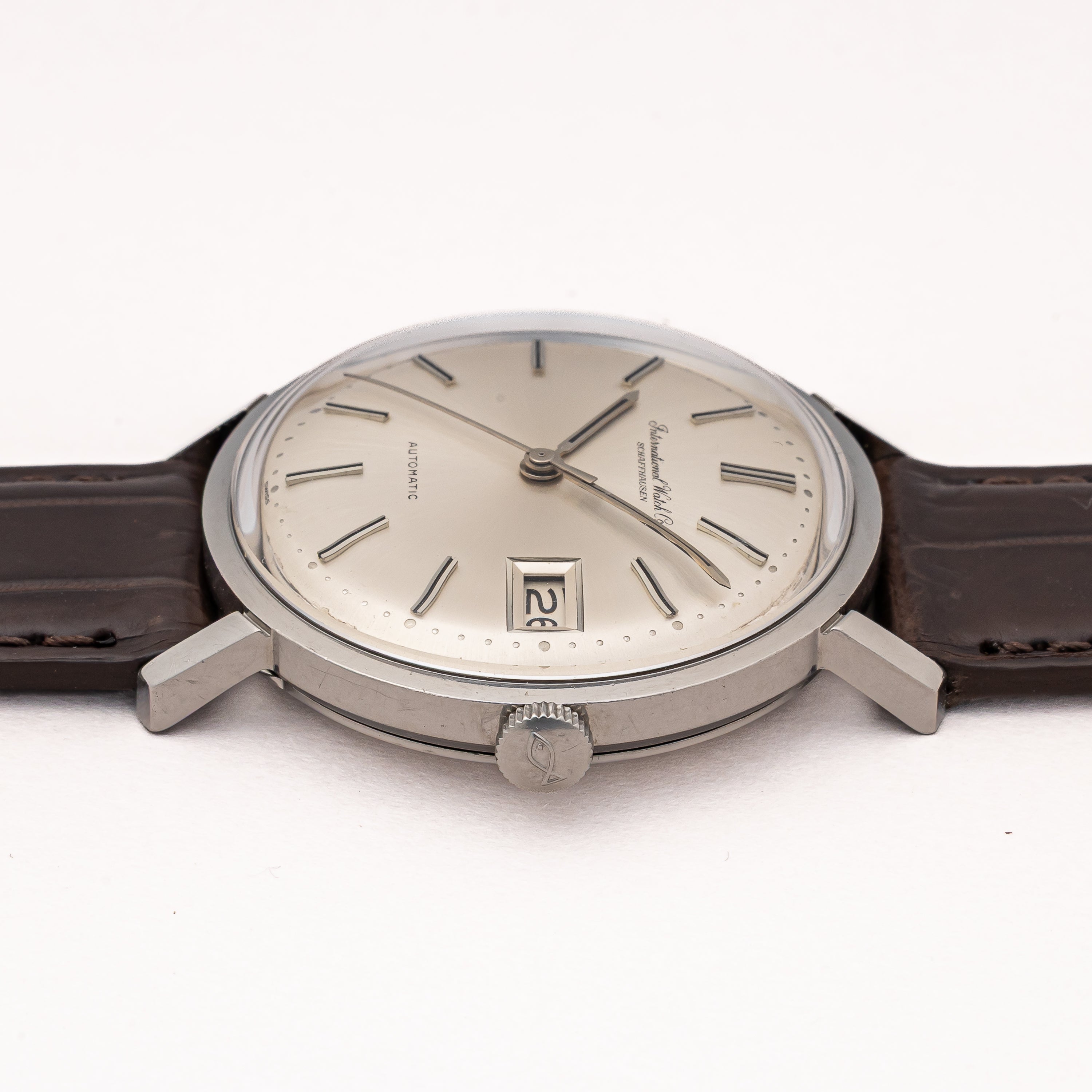 IWC ラウンドケース 1966年製 ペラトン式自動巻き Cal.8541 Ref.808A ボンベダイヤル