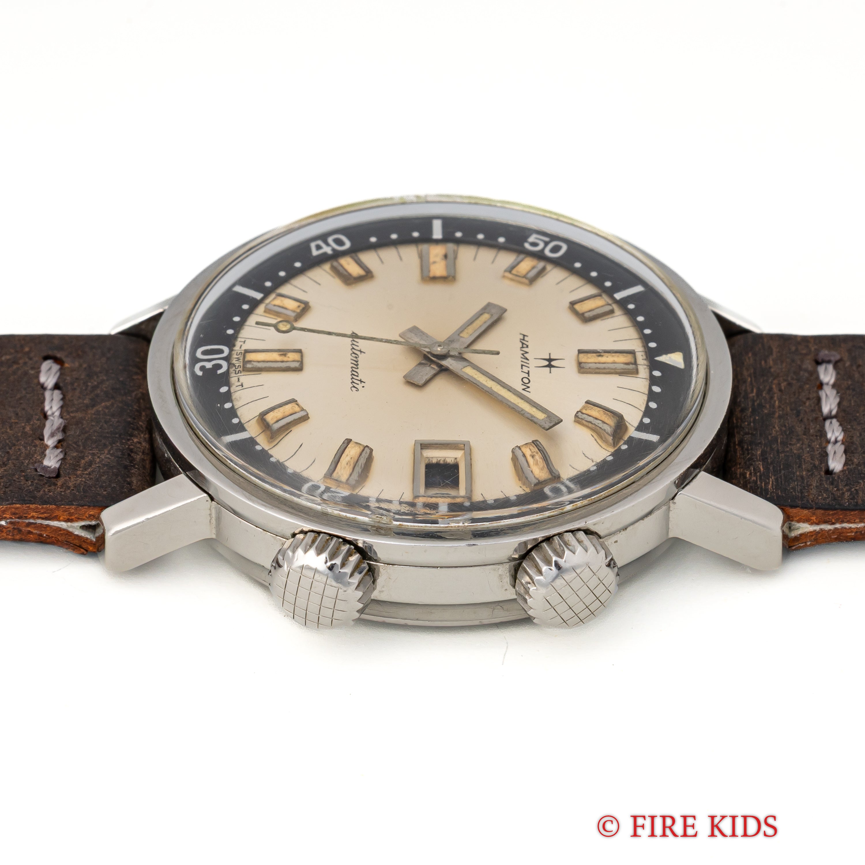 ハミルトンアクアデイト600 スーパーコンプレッサーケース 1960年代 ダイバー