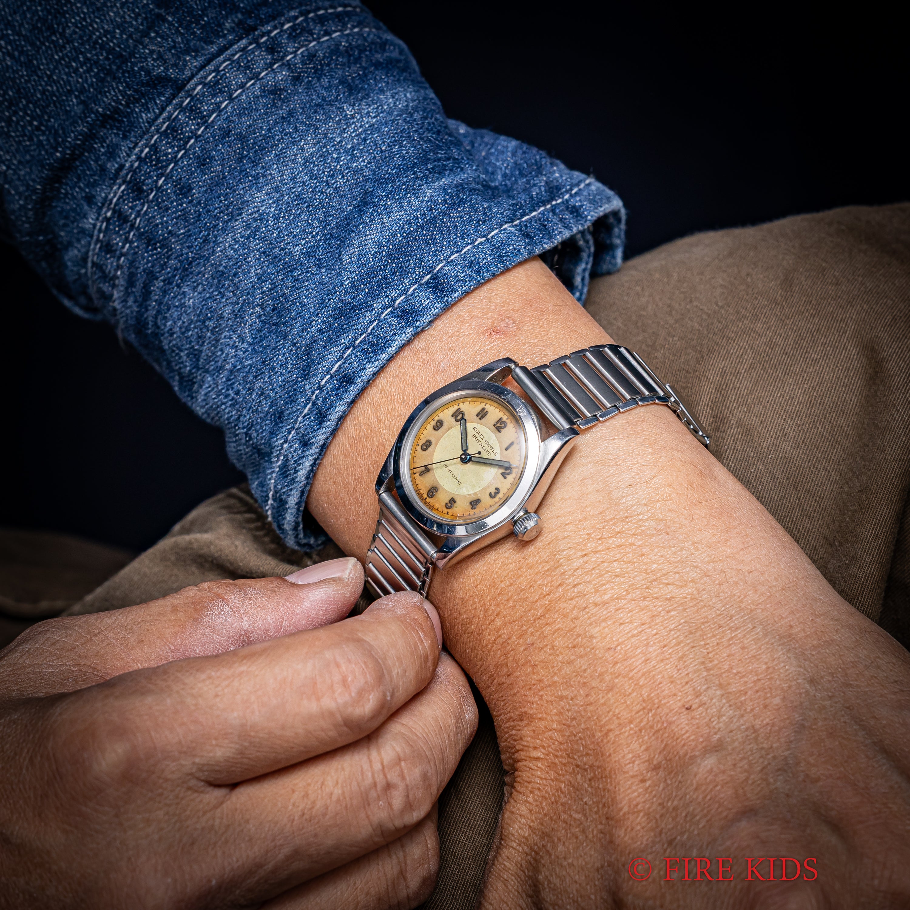 ロレックス オイスター ローヤライト 1942年製 Ref.2280 ツートン