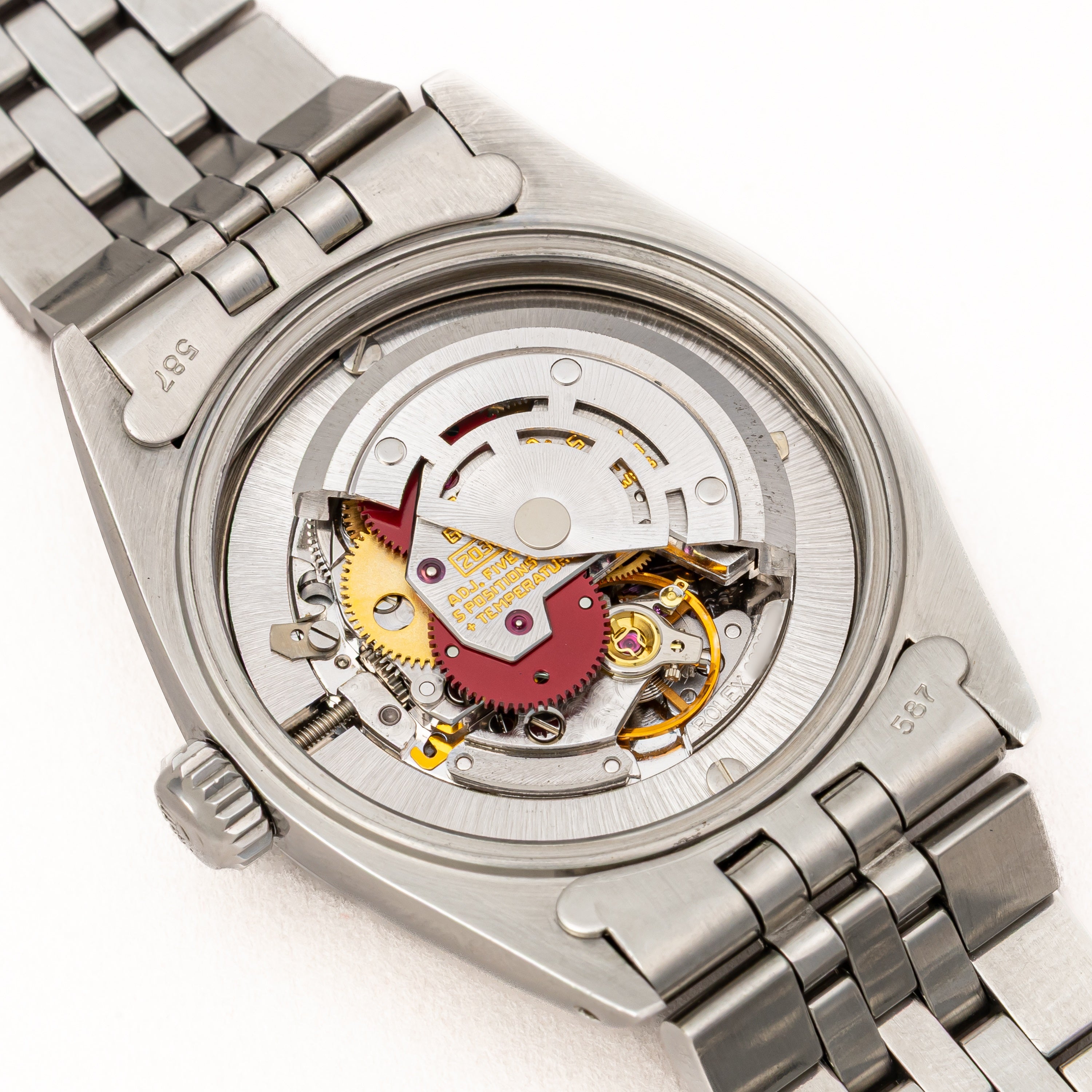 ロレックス デイトジャストボーイズ スムースベゼル ホワイトローマン 自動巻き 1978年製 Ref.6824 Cal.2030