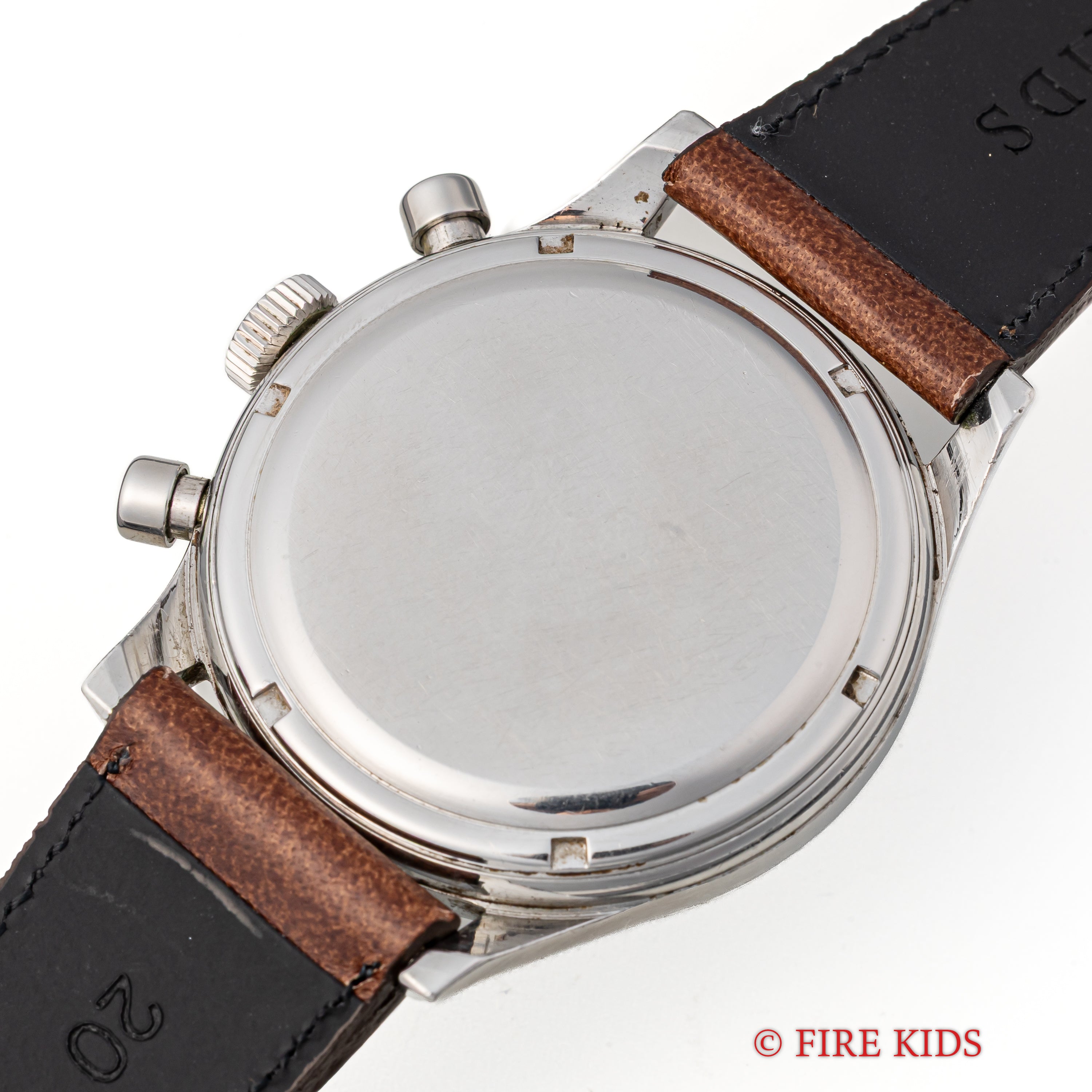 サーチナ 2レジスタークロノグラフ 1950年代製 エクセルシオパークCal.4 ブラックギルドダイヤル