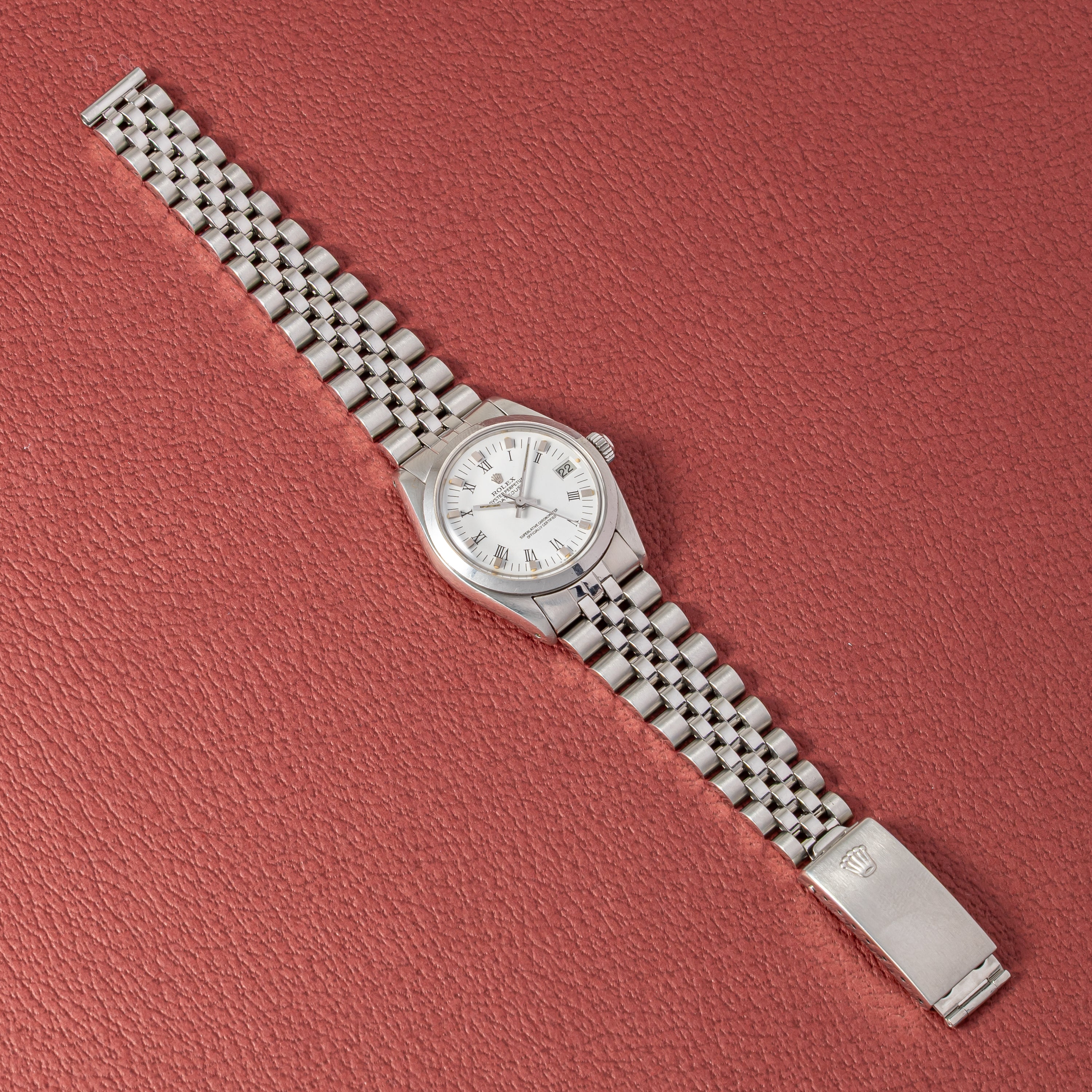 ロレックス デイトジャストボーイズ スムースベゼル ホワイトローマン 自動巻き 1978年製 Ref.6824 Cal.2030