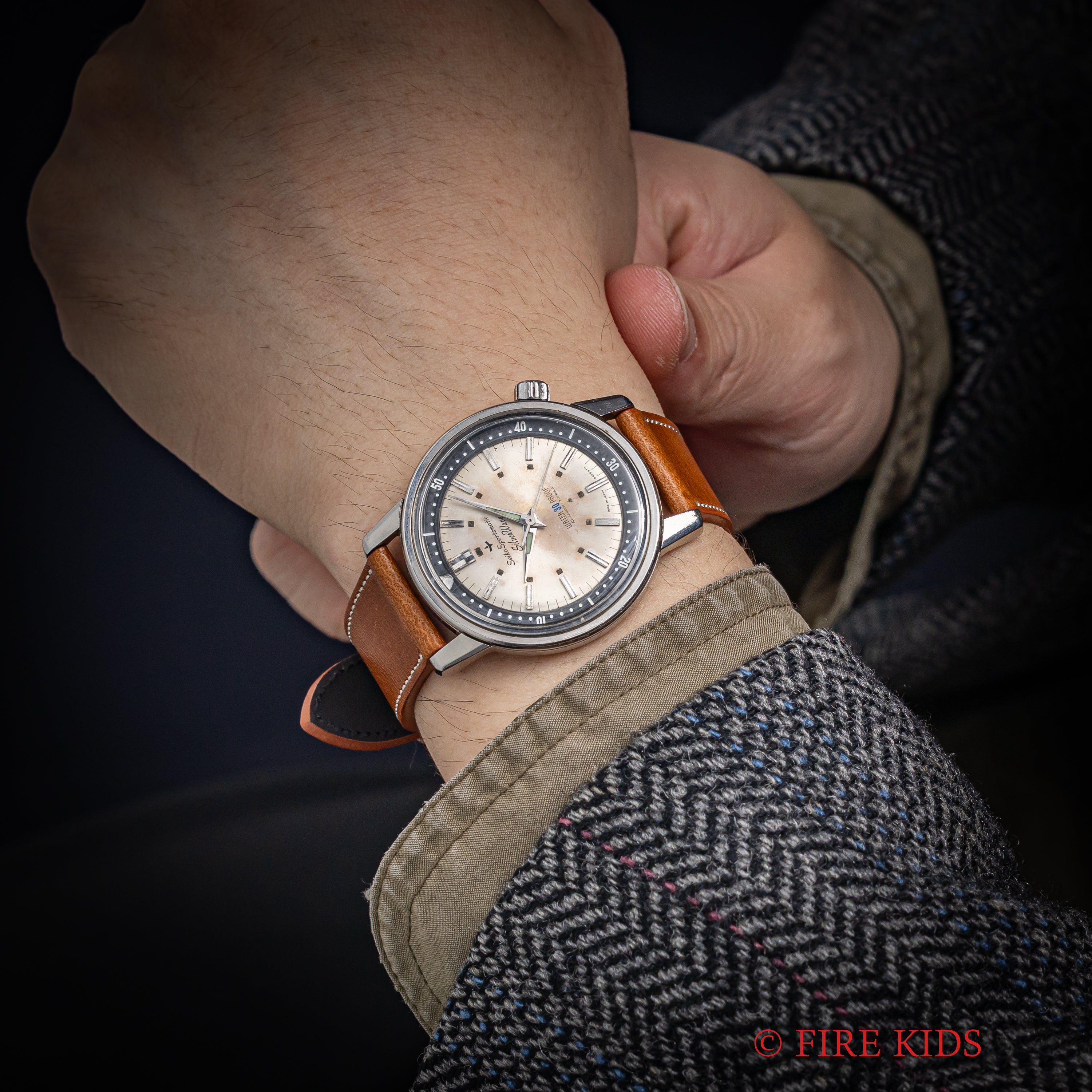 セイコー スポーツマチック シルバーウェーブ 1964年製 Ref.69799 回転ベゼル 自動巻