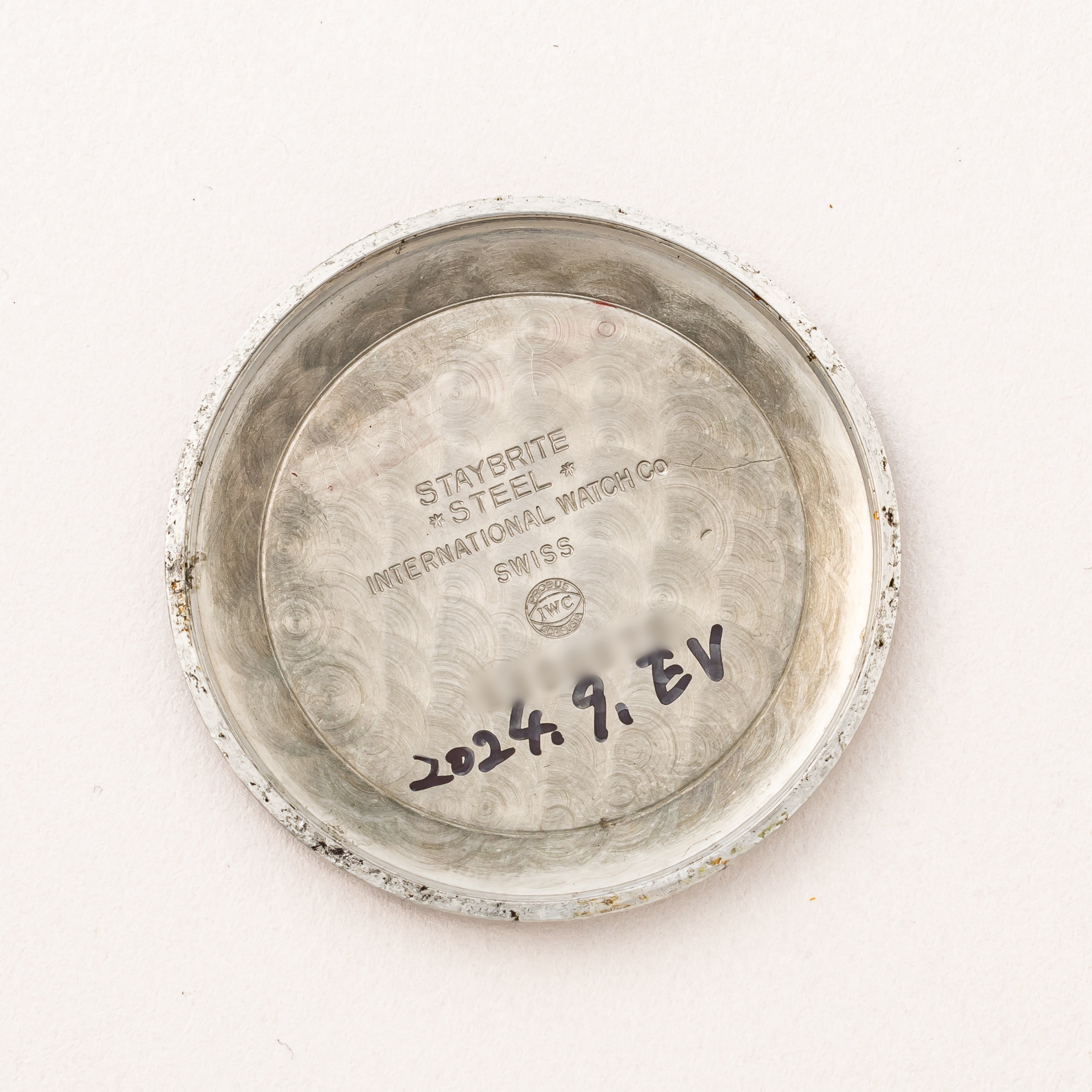 IWC ラウンドケース 1957年製 手巻き Cal.89