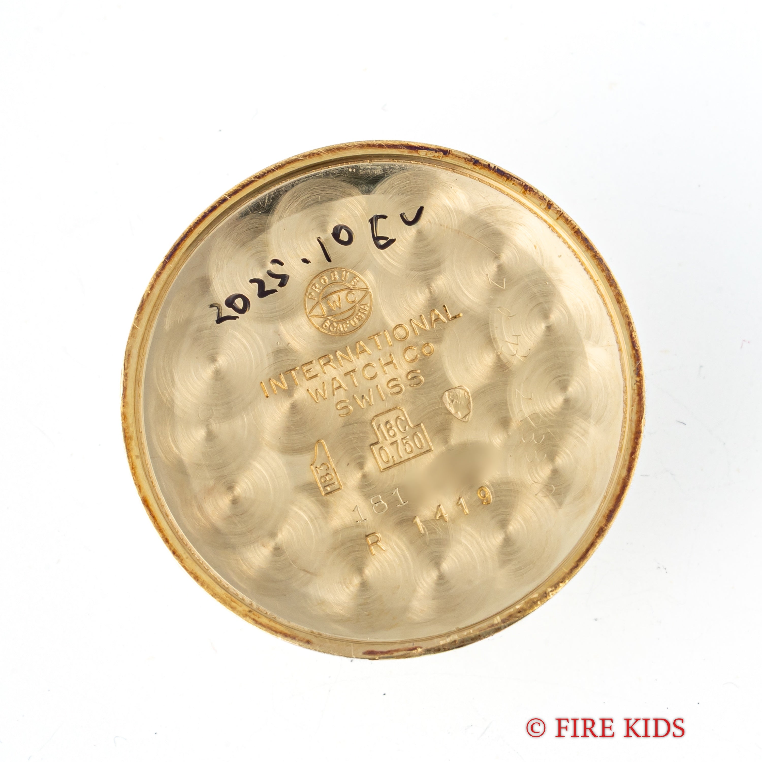 IWC 18金無垢トノーケース 1967年製 手巻 Cal.402 Ref.1419 薄型手巻ドレスウォッチ