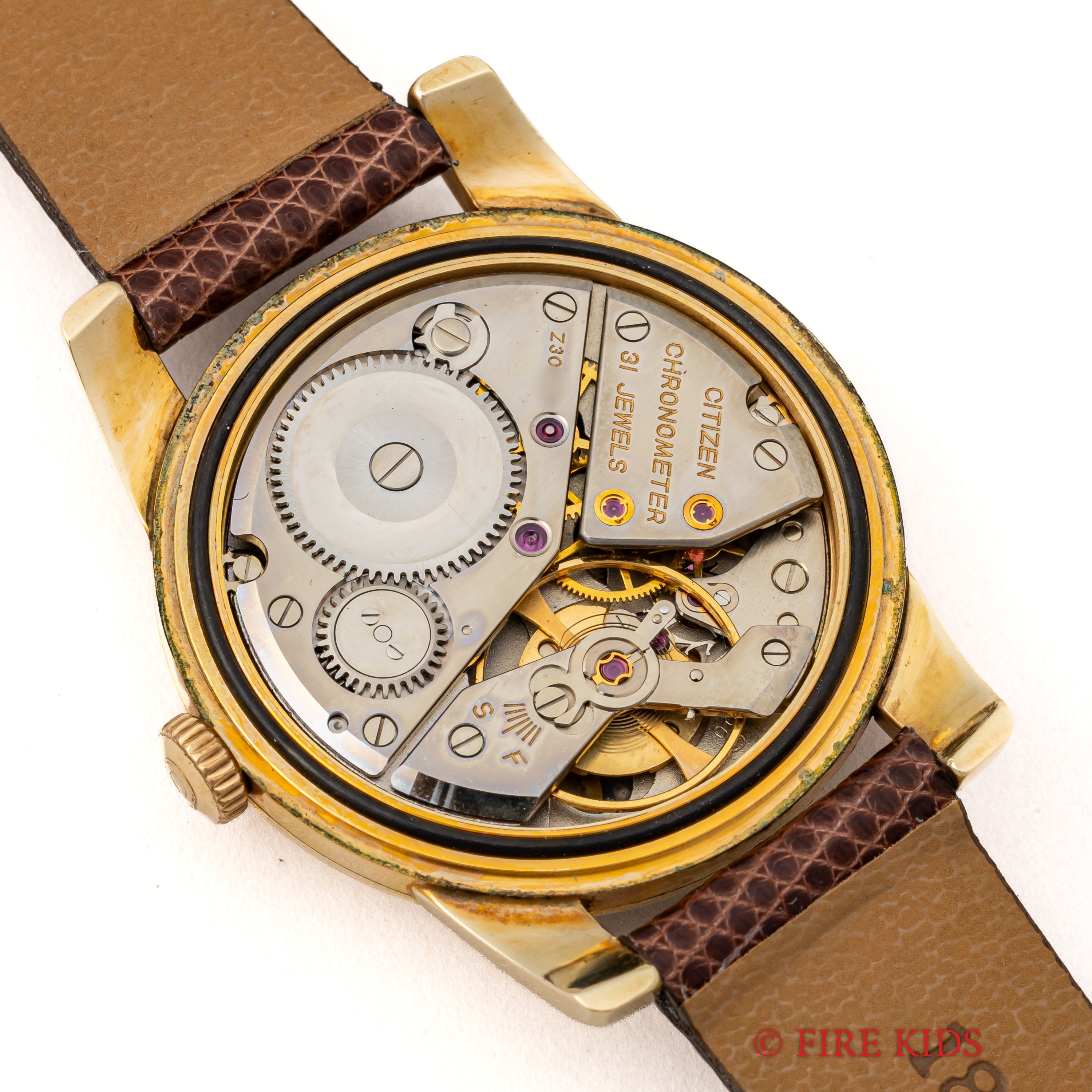 シチズン クロノメーター 1963年製 Ref.CR1507081 14金張り 手巻き 31石