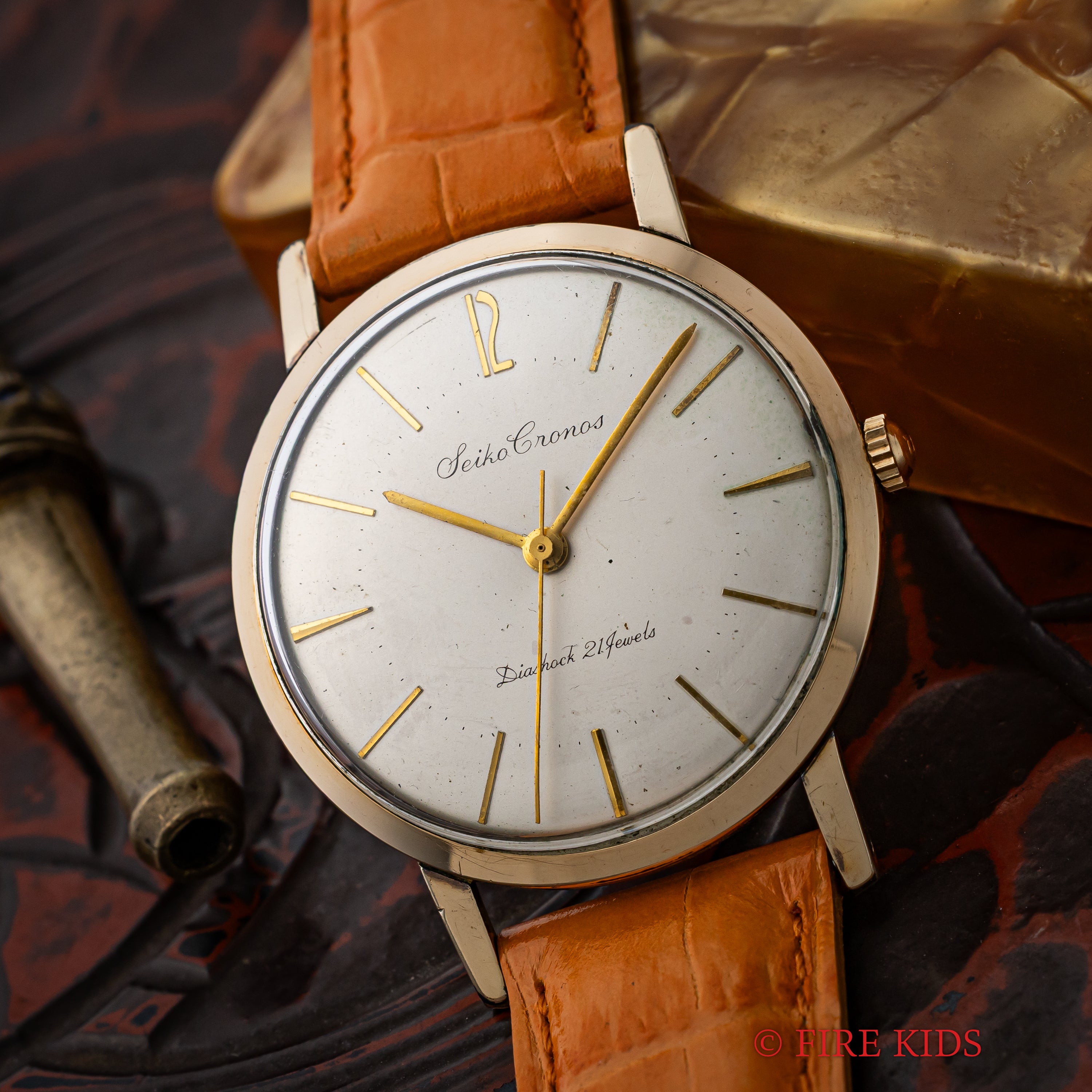 セイコー クロノス 1959年製 GFケース 21石手巻 Ref.J14021