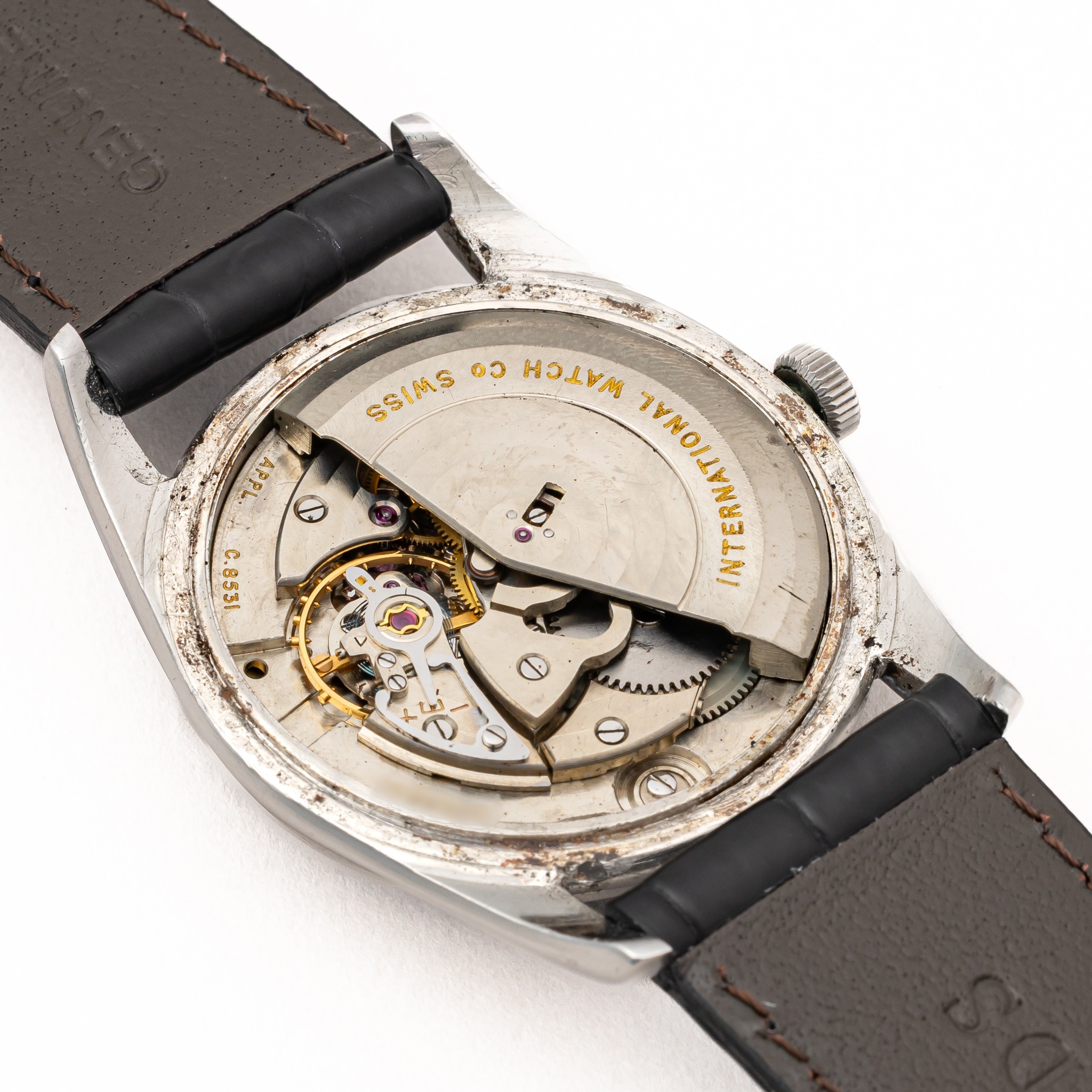 IWC	ギルトダイヤル ブラウンチェンジ 寄り目 1963年製 ペラトン式自動巻き Cal. 8531