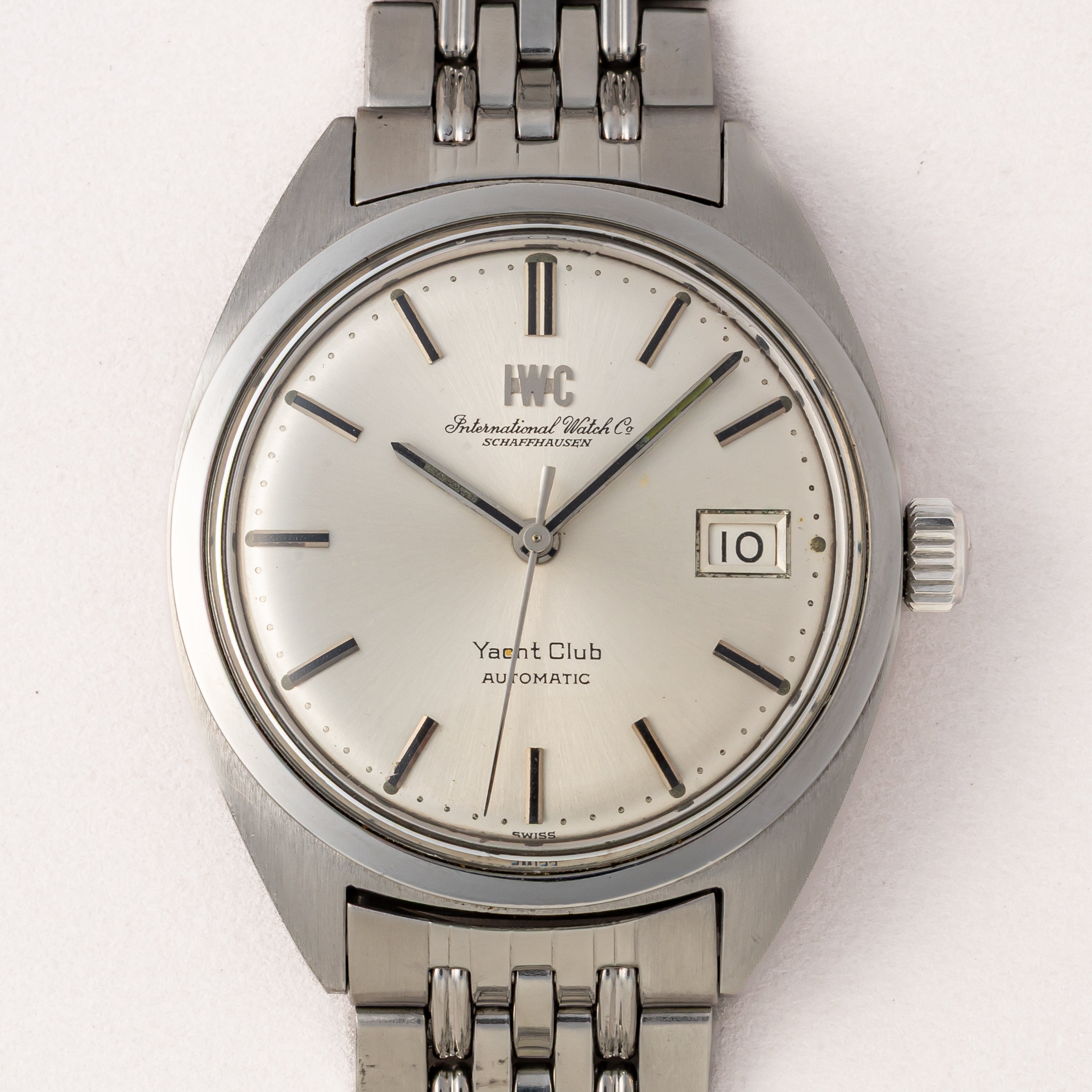 IWC ヨットクラブ 1971年製 純正ゲイフレアーブレス ペラトン式自動巻き