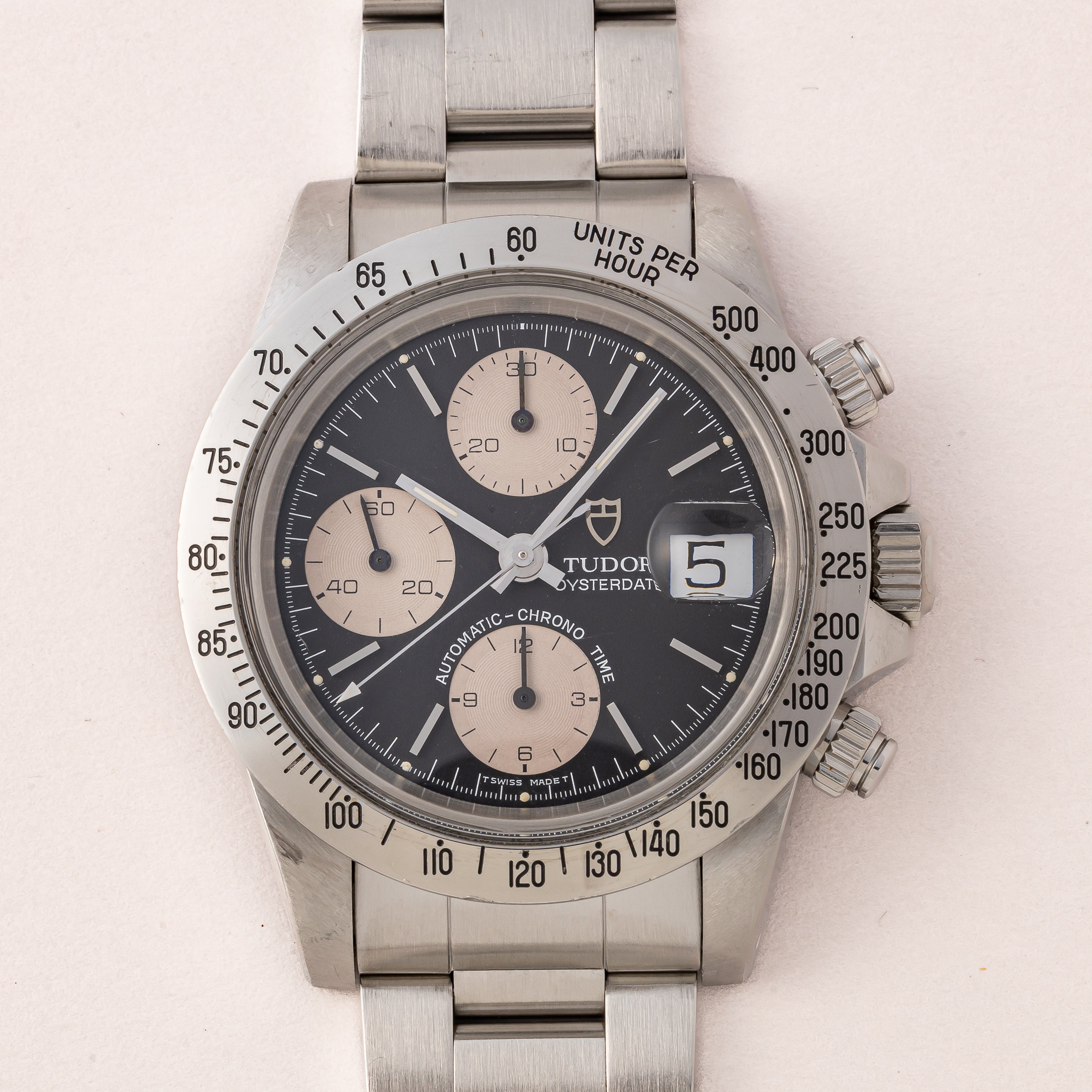 チューダー クロノタイム Ref.79180 1994年製 逆パンダダイヤル 王冠リューズ