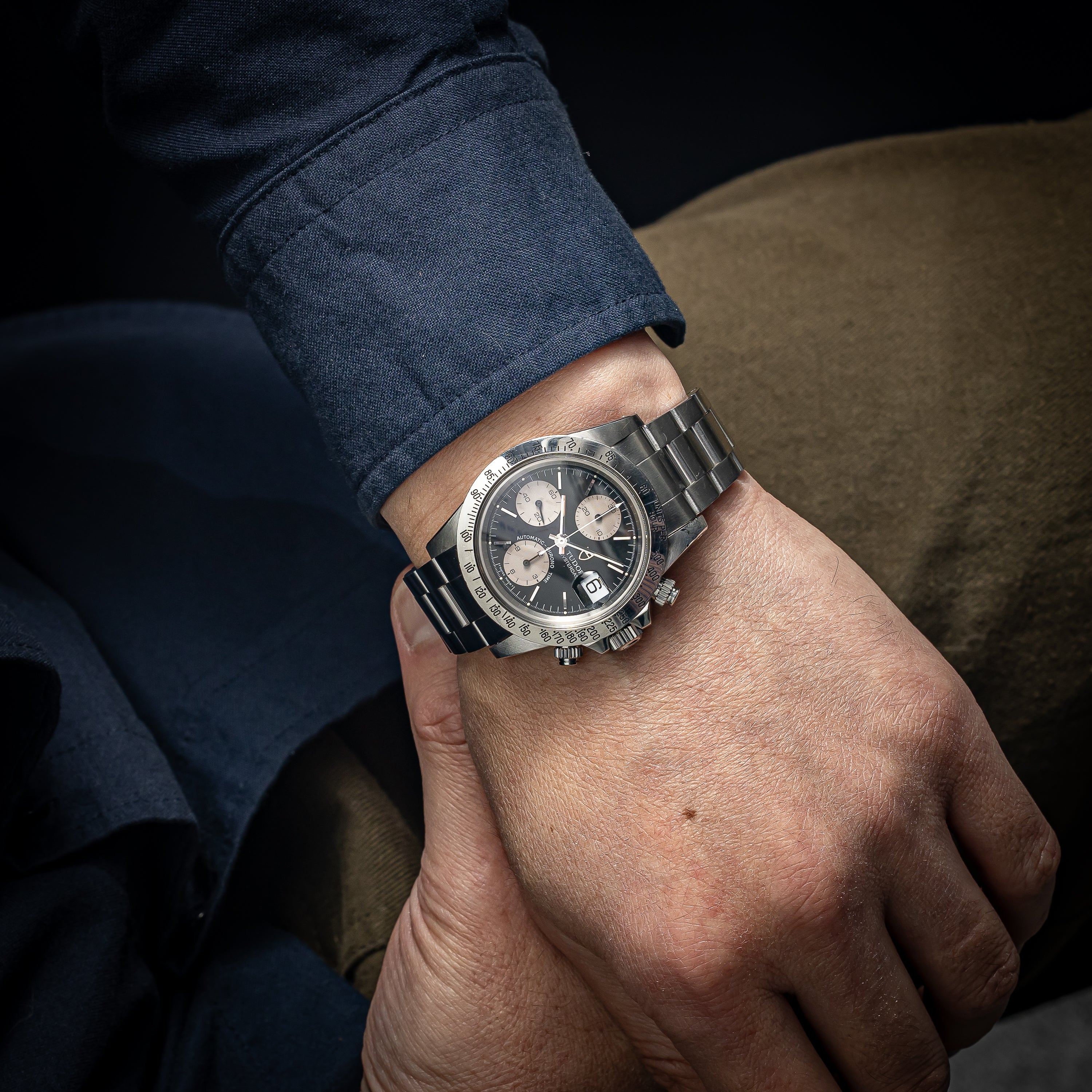 チューダー クロノタイム Ref.79180 1994年製 逆パンダダイヤル 王冠リューズ