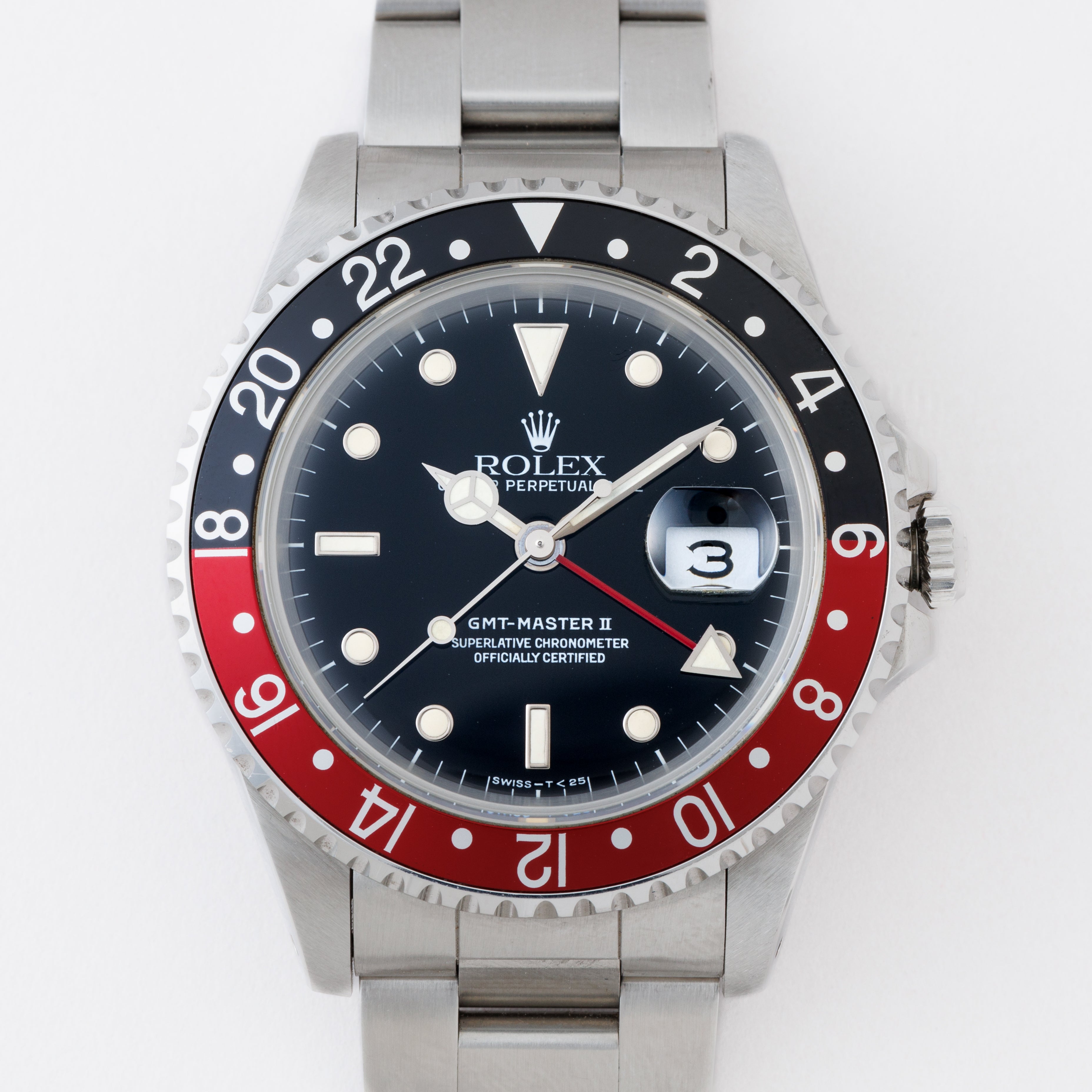ロレックス GMTマスターⅡ1988年～1989年製  Ref.16710 コークベゼル 箱付き ノンポリッシュ