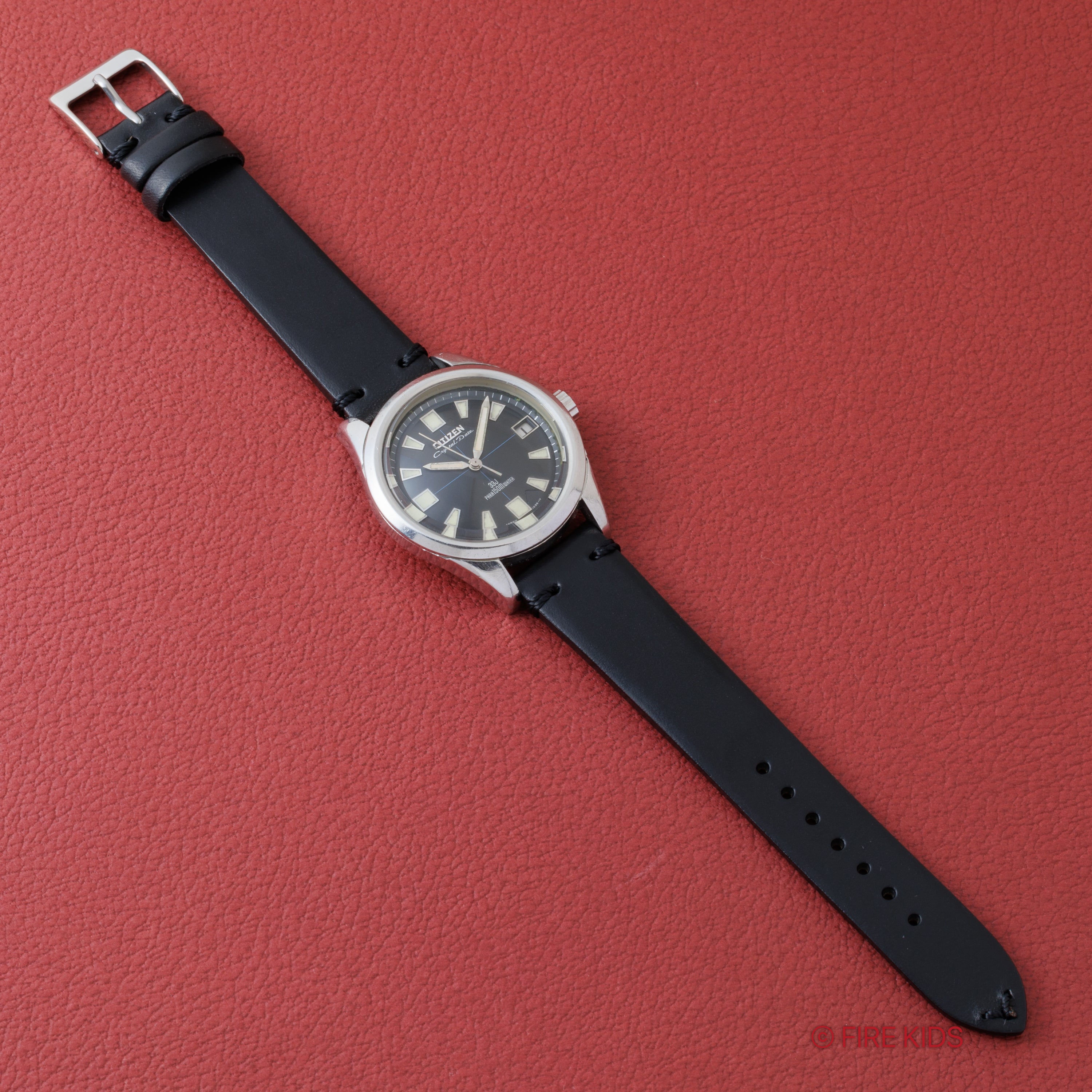 シチズン クリスタルデイト 150m防水  1967年製 Ref.52801-Y ブラックダイヤル