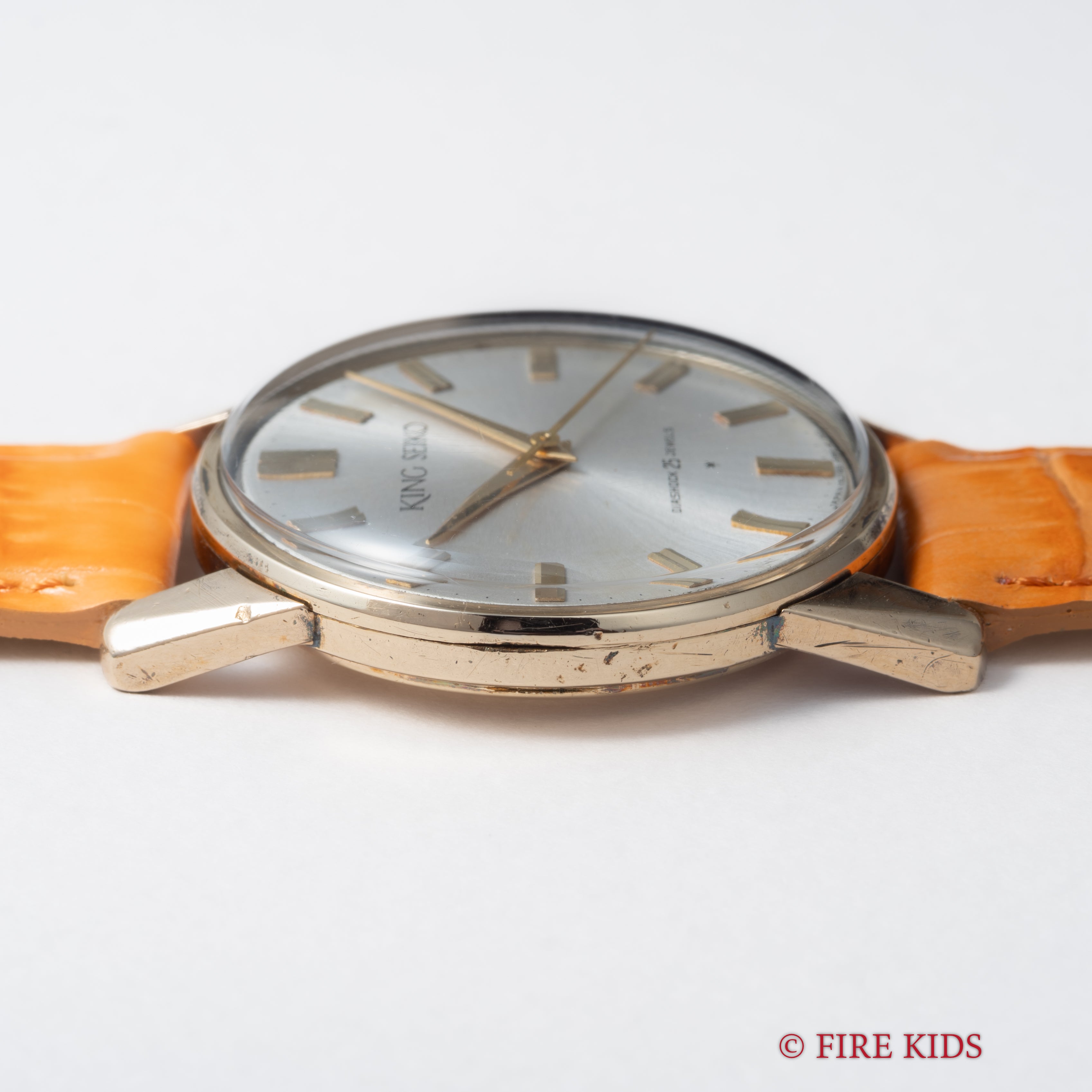 キングセイコー ファーストモデル 1962年製 Ref.15034 KS 盾メダリオン 14金張り