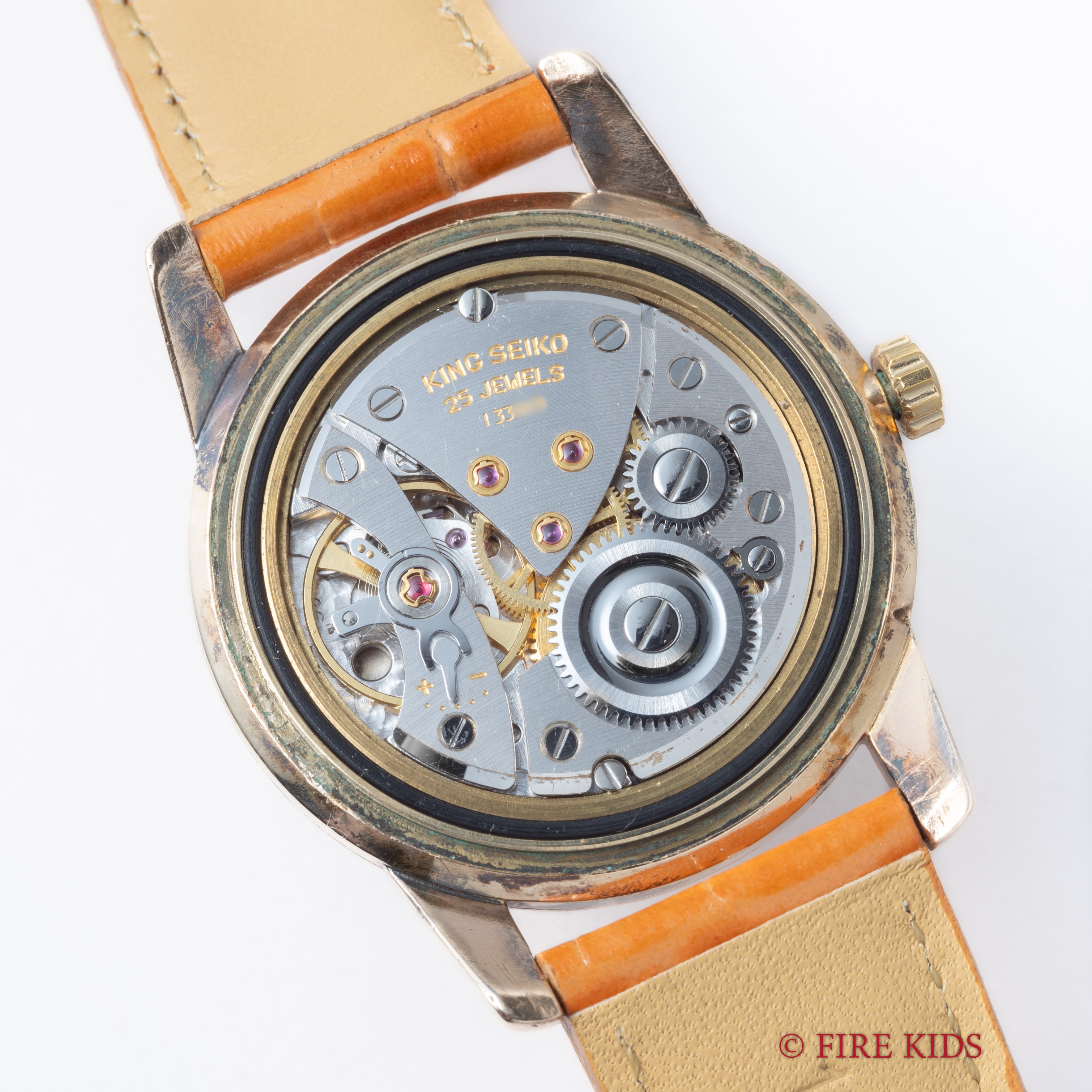 キングセイコー ファーストモデル 1962年製 Ref.15034 KS 盾メダリオン 14金張り