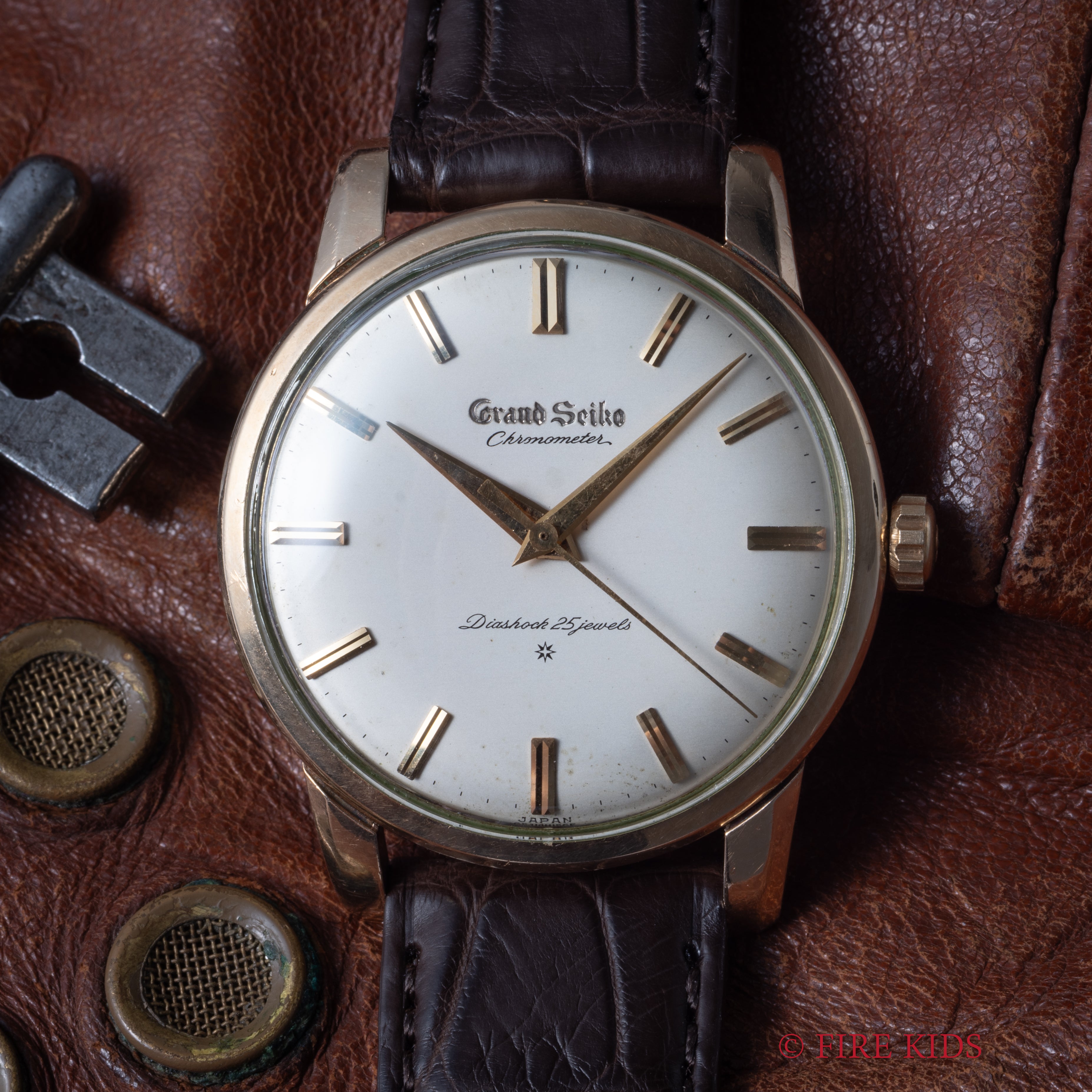 グランドセイコー ファーストモデル 1961年製 Ref.J14070GS 彫文字盤最終 平針