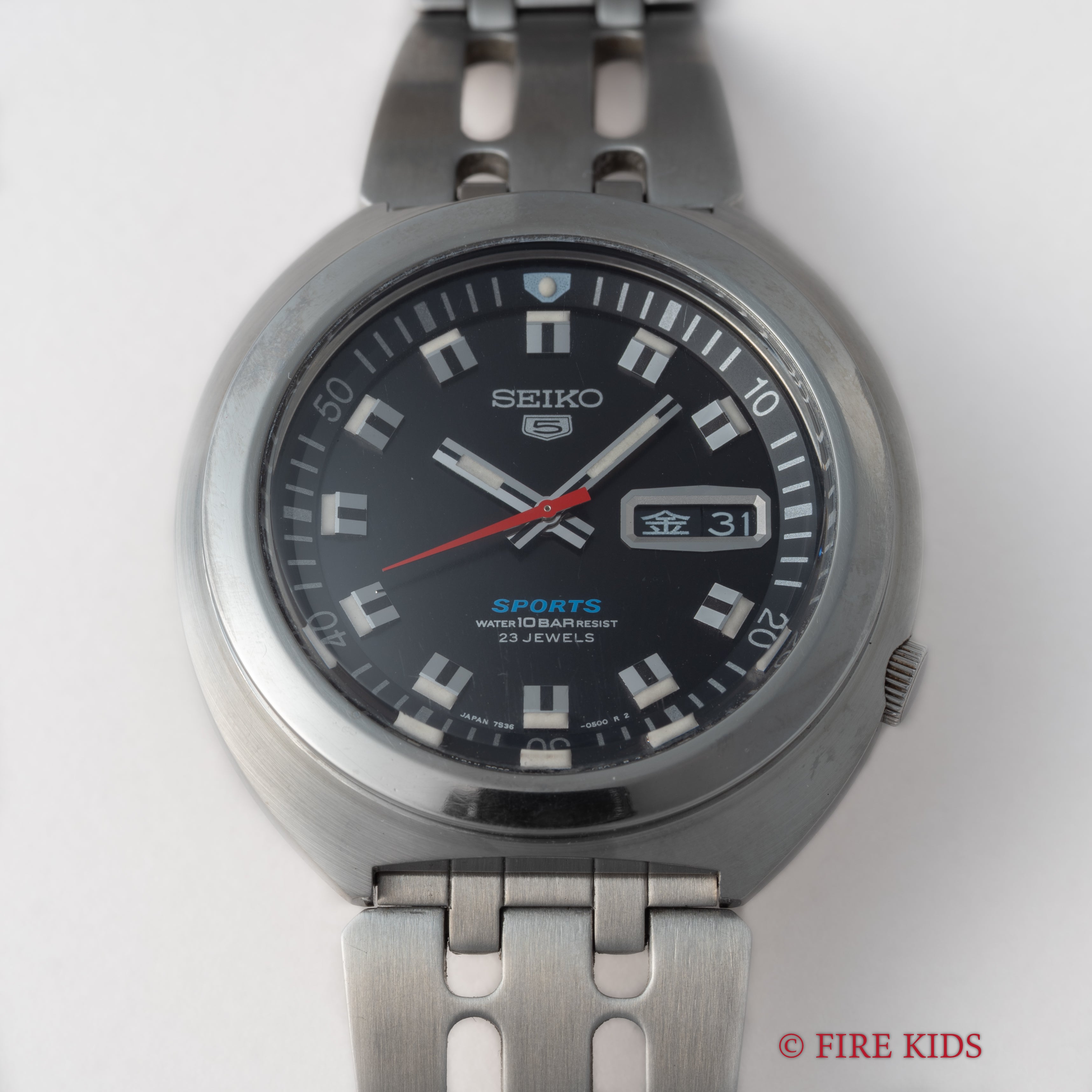 セイコー 5スポーツ 復刻モデル 1997年製 Ref.7S36-0060 Cal.7S36A 自動巻き