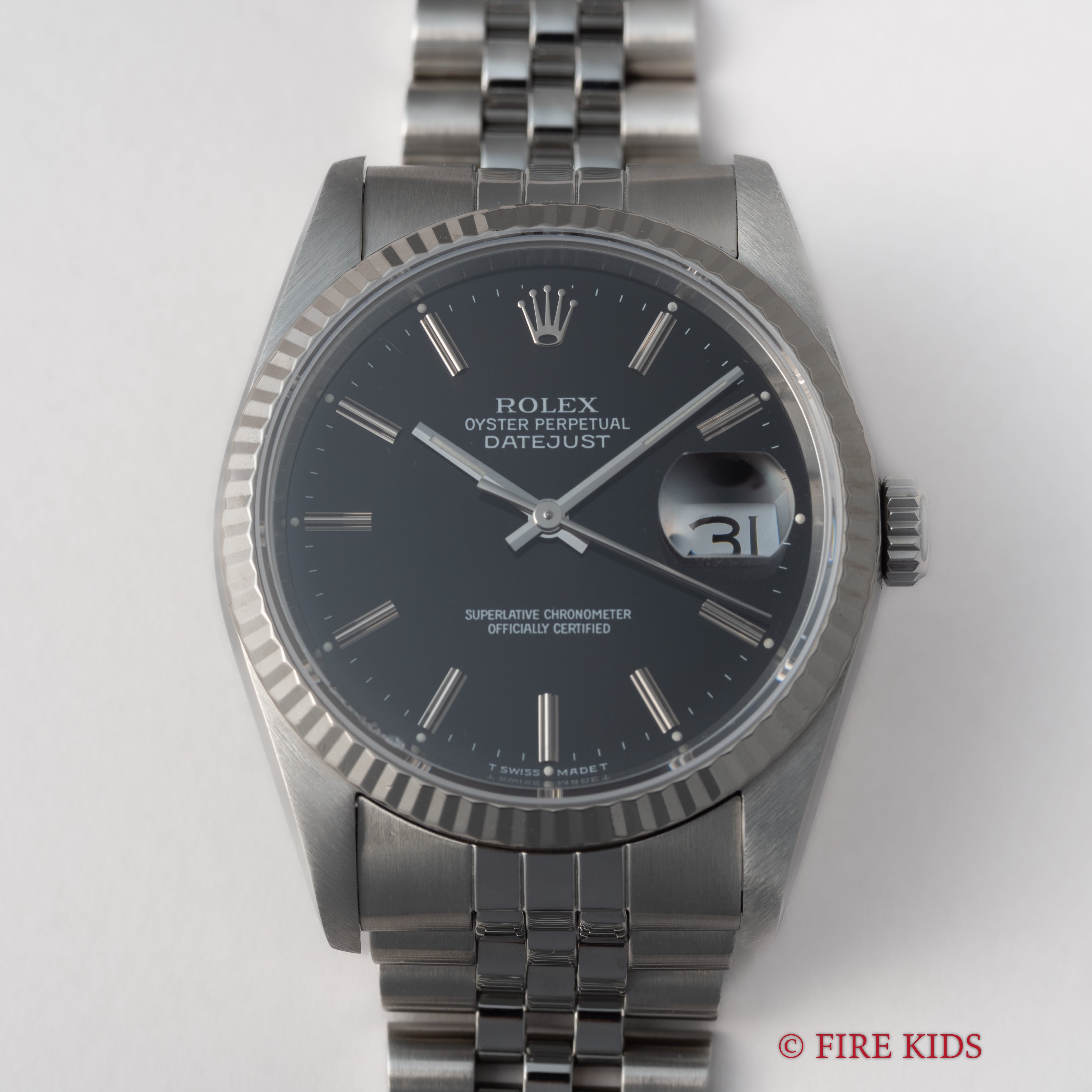 ロレックス デイトジャスト 1987~1988年製 Ref.16234 ブラックダイヤル 純正ジュビリーブレス