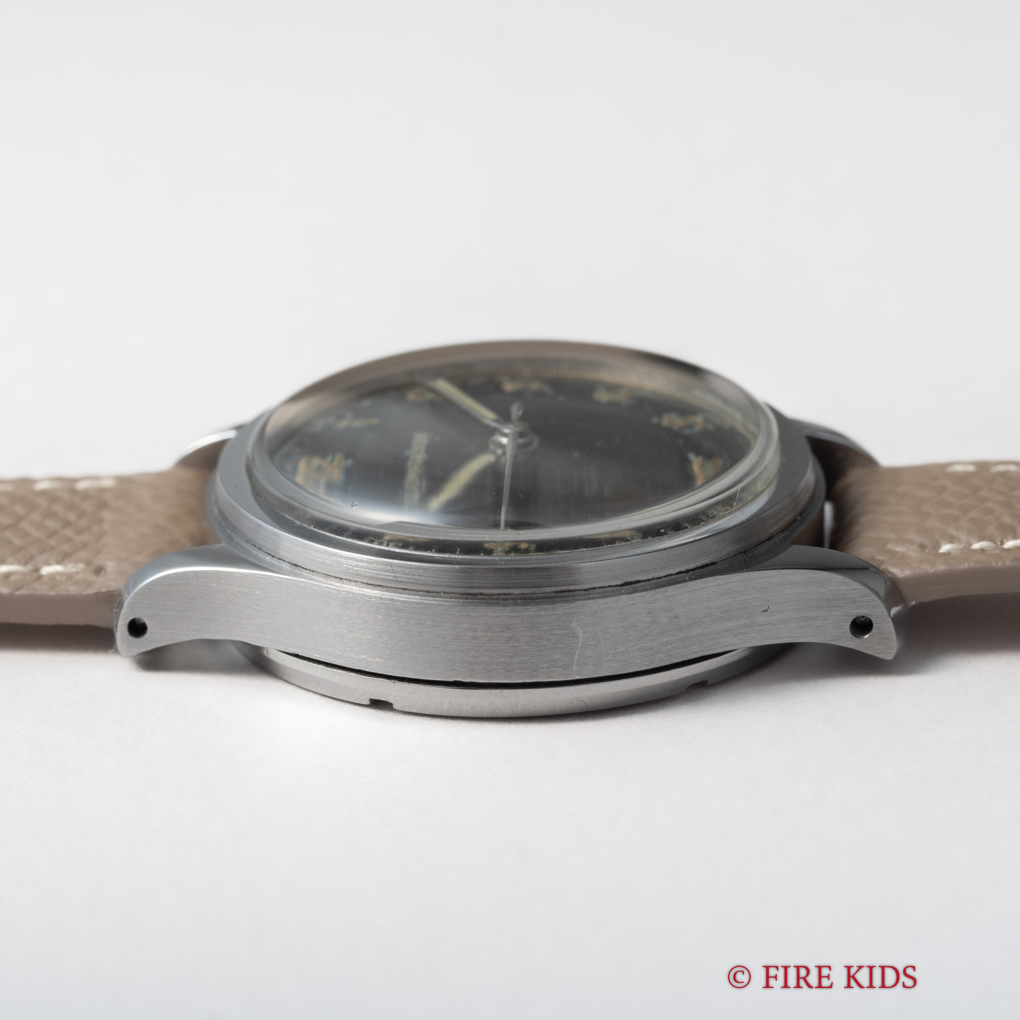 ロンジン 1945年製 セイタケ ブルズアイ ステップベゼル 手巻 Cal.12.68N Ref.22133