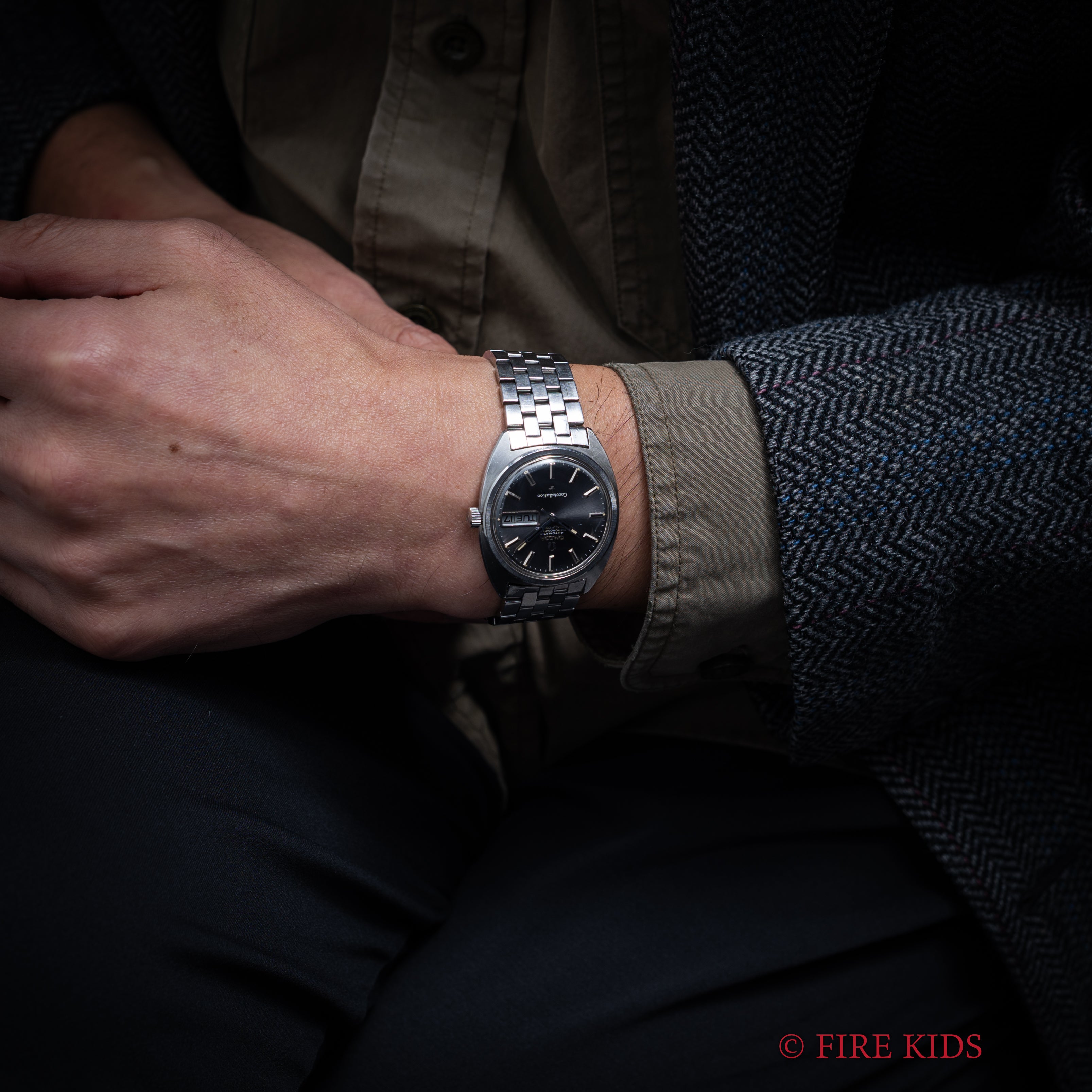 オメガ コンステレーション ジェンタ 1969年製 Ref.168.019 グレーダイヤル デイデイト