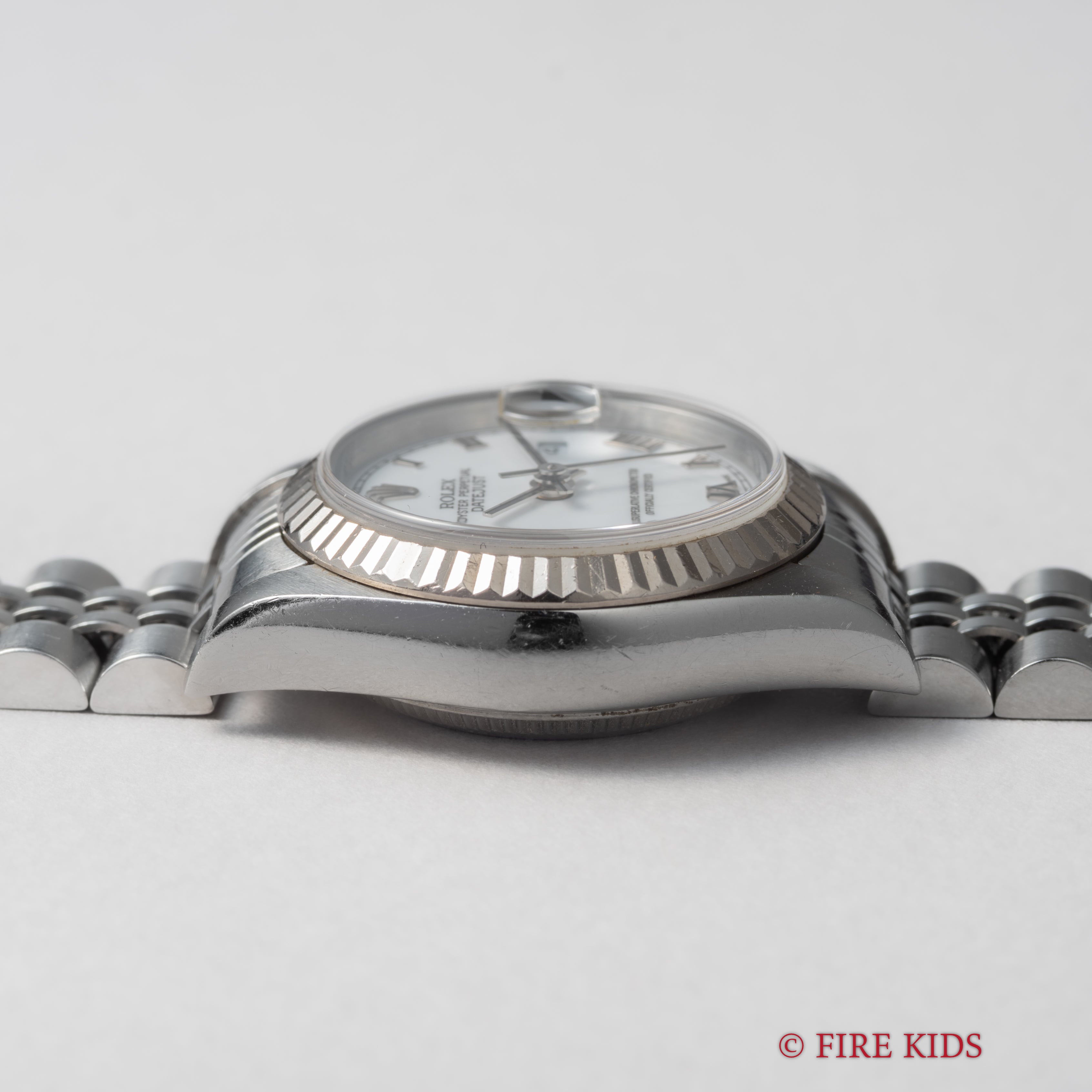 ロレックス デイトジャスト ホワイトローマン レディース 2002年製 Ref.79174