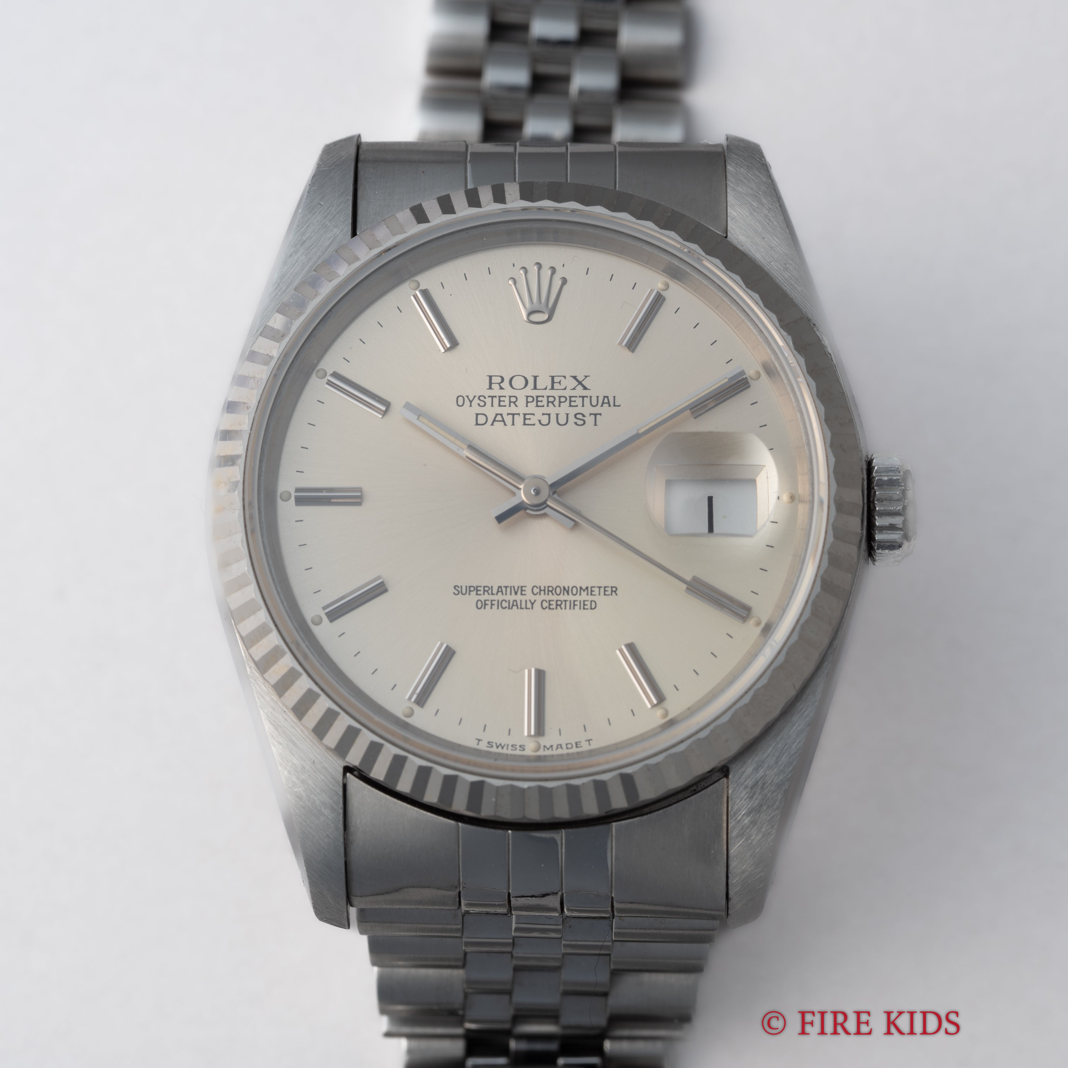 ロレックス デイトジャスト 1991年製 Ref.16234 シルバーダイヤル WGベゼル 純正ジュビリーブレス