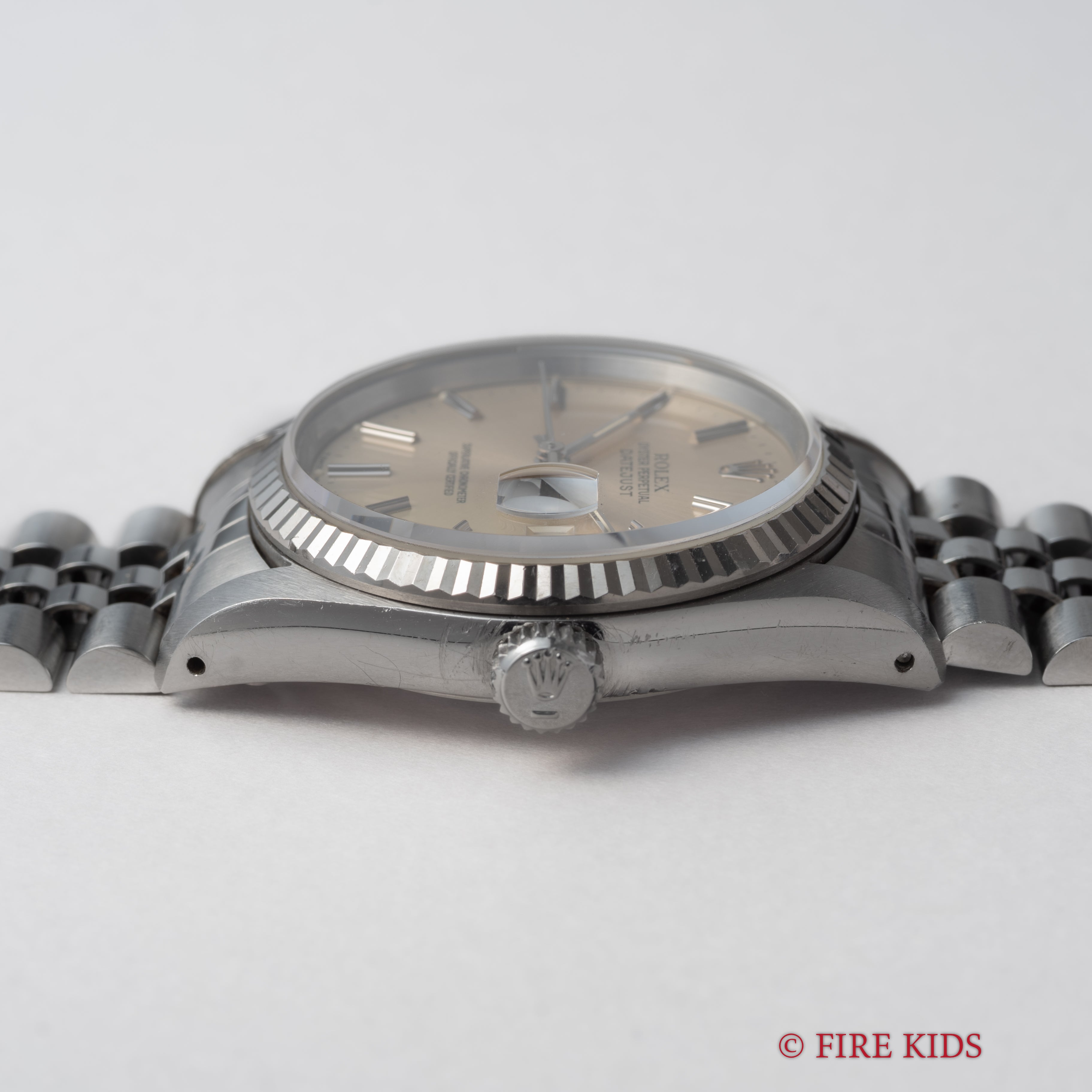 ロレックス デイトジャスト 1991年製 Ref.16234 シルバーダイヤル WGベゼル 純正ジュビリーブレス