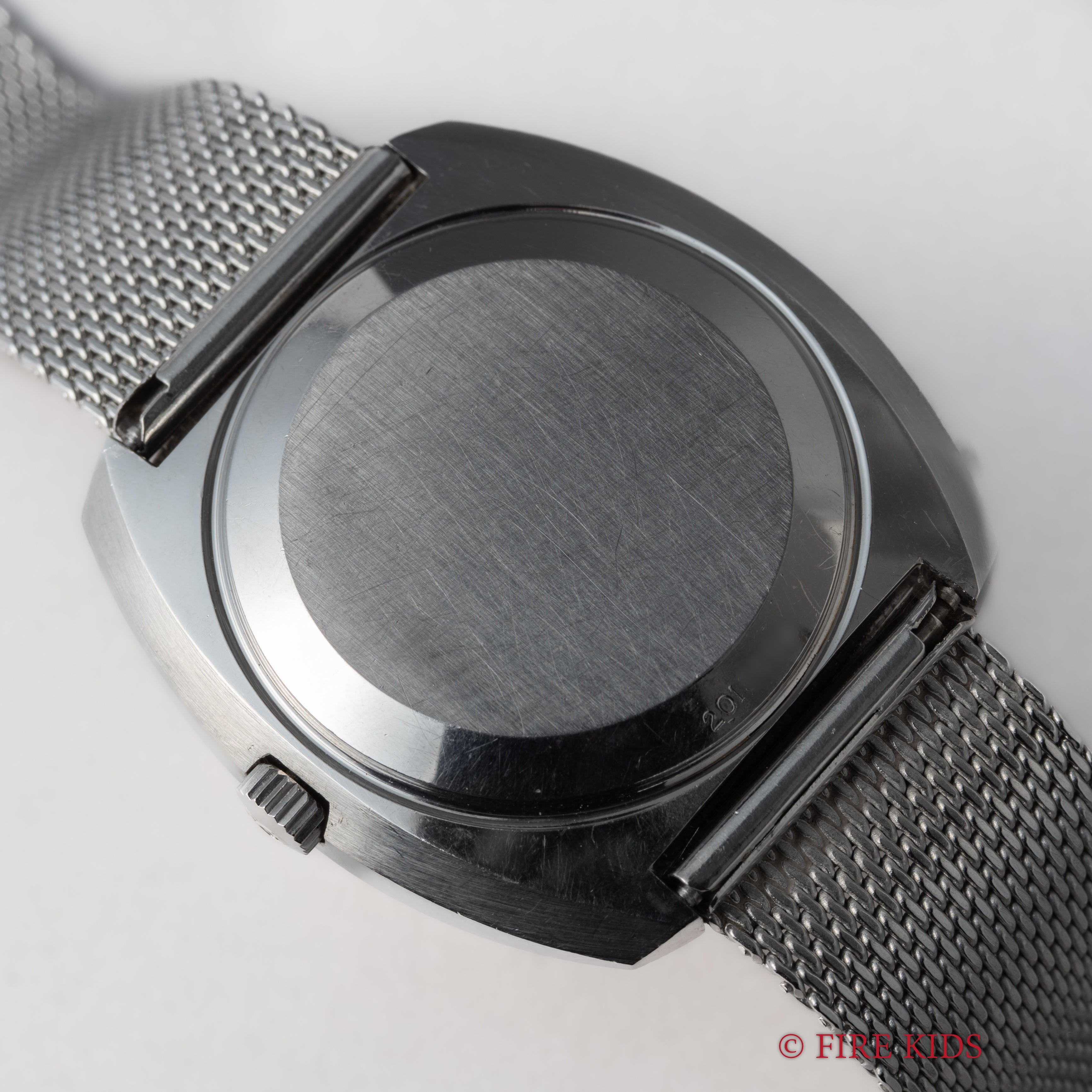 IWC 1971年製 Ref.814AD クッションケース ペラトン式自動巻き Cal.8541B 純正メッシュブレス