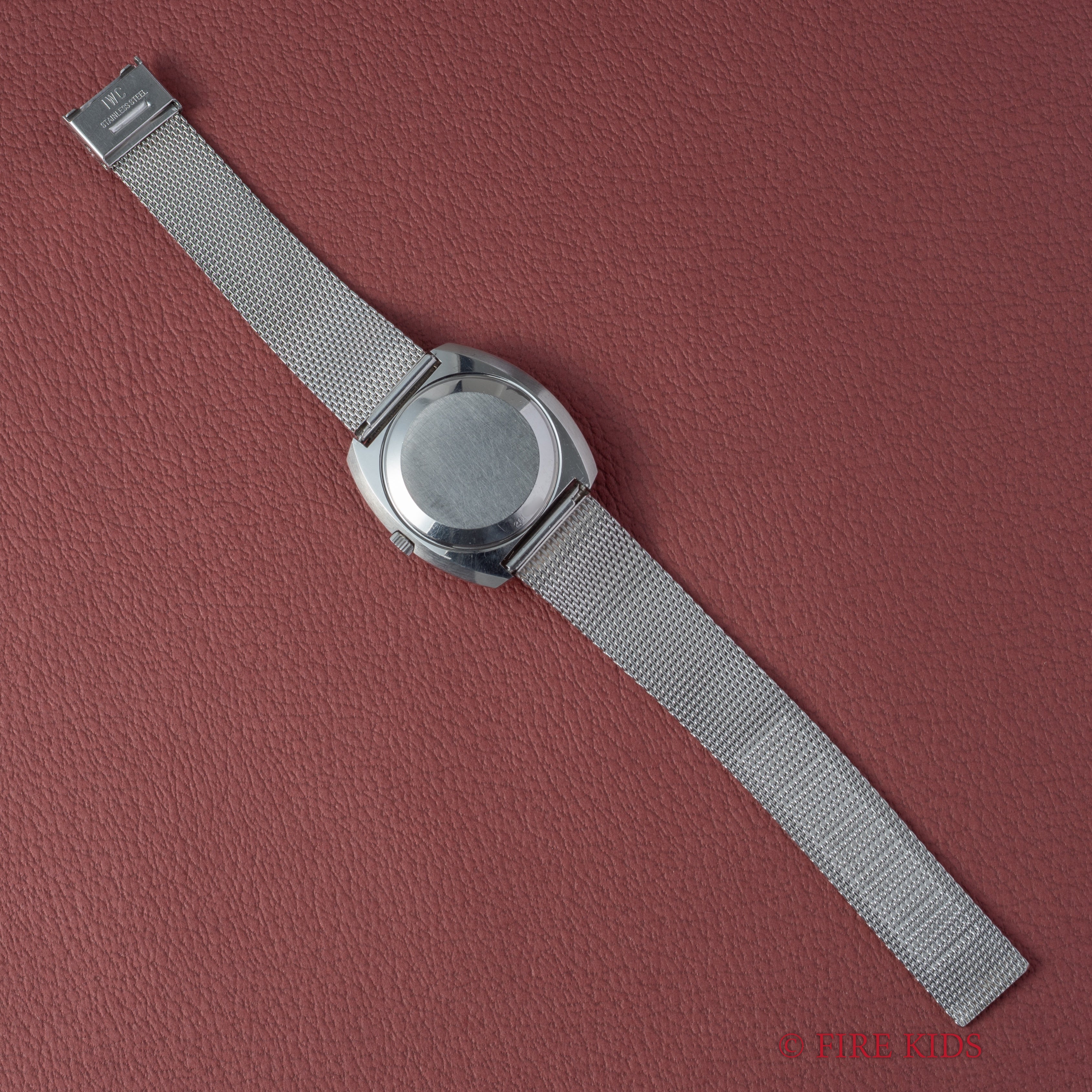 IWC 1971年製 Ref.814AD クッションケース ペラトン式自動巻き Cal.8541B 純正メッシュブレス