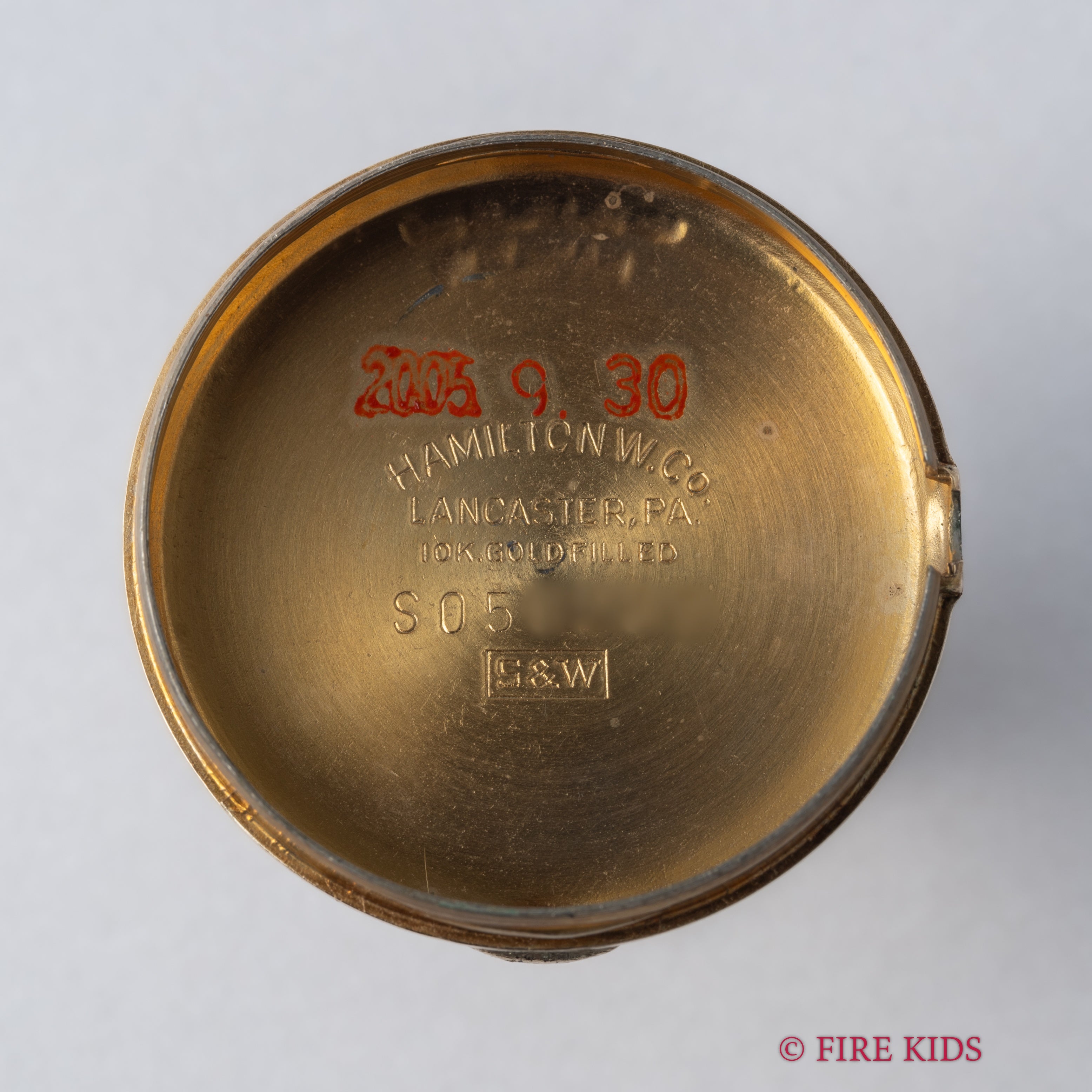 ハミルトン アラビア スモールセコンド 手巻き 1931年製　10KGF