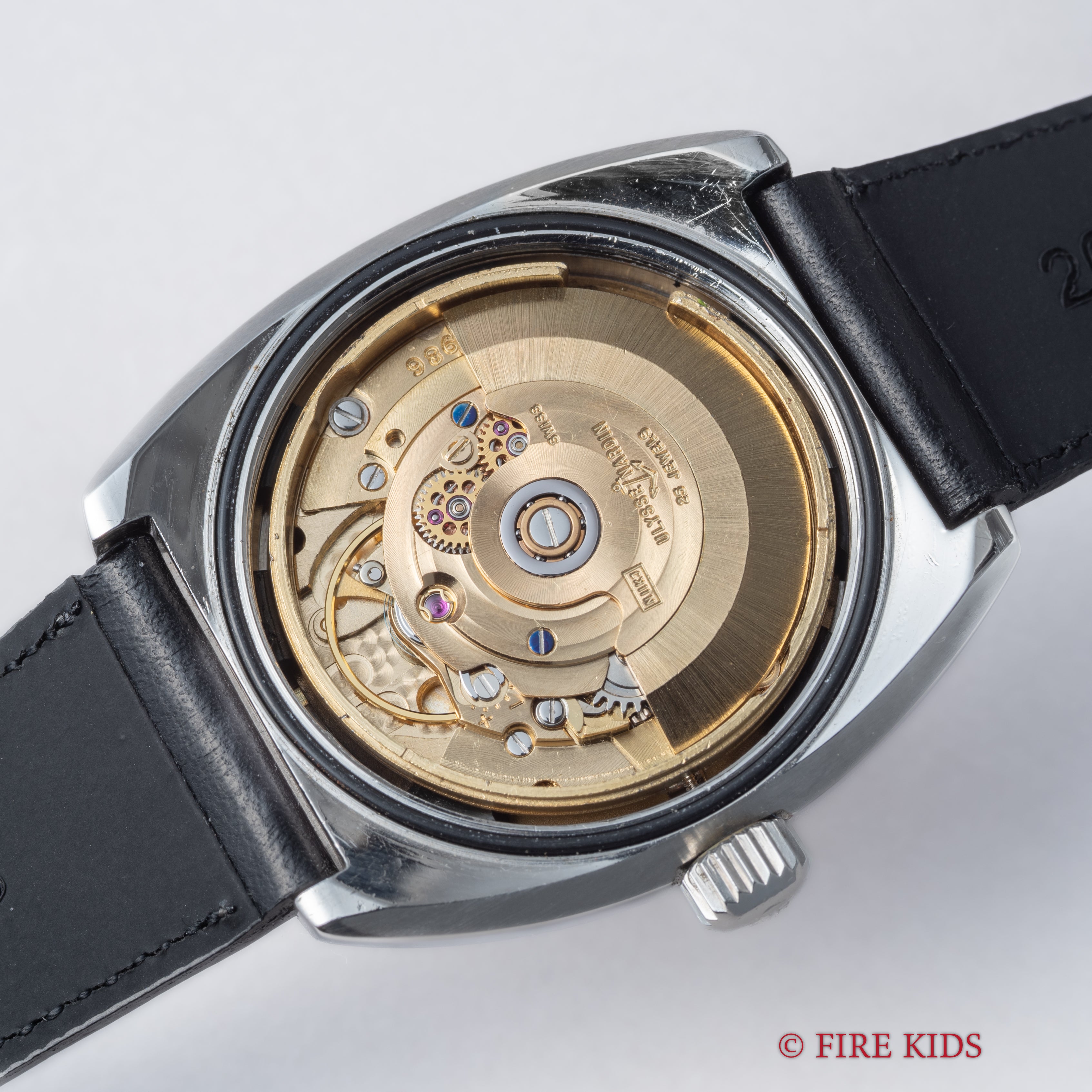 ユリスナルダン クロノメーター ハイテンション 1960年代製 自動巻 純正尾錠付