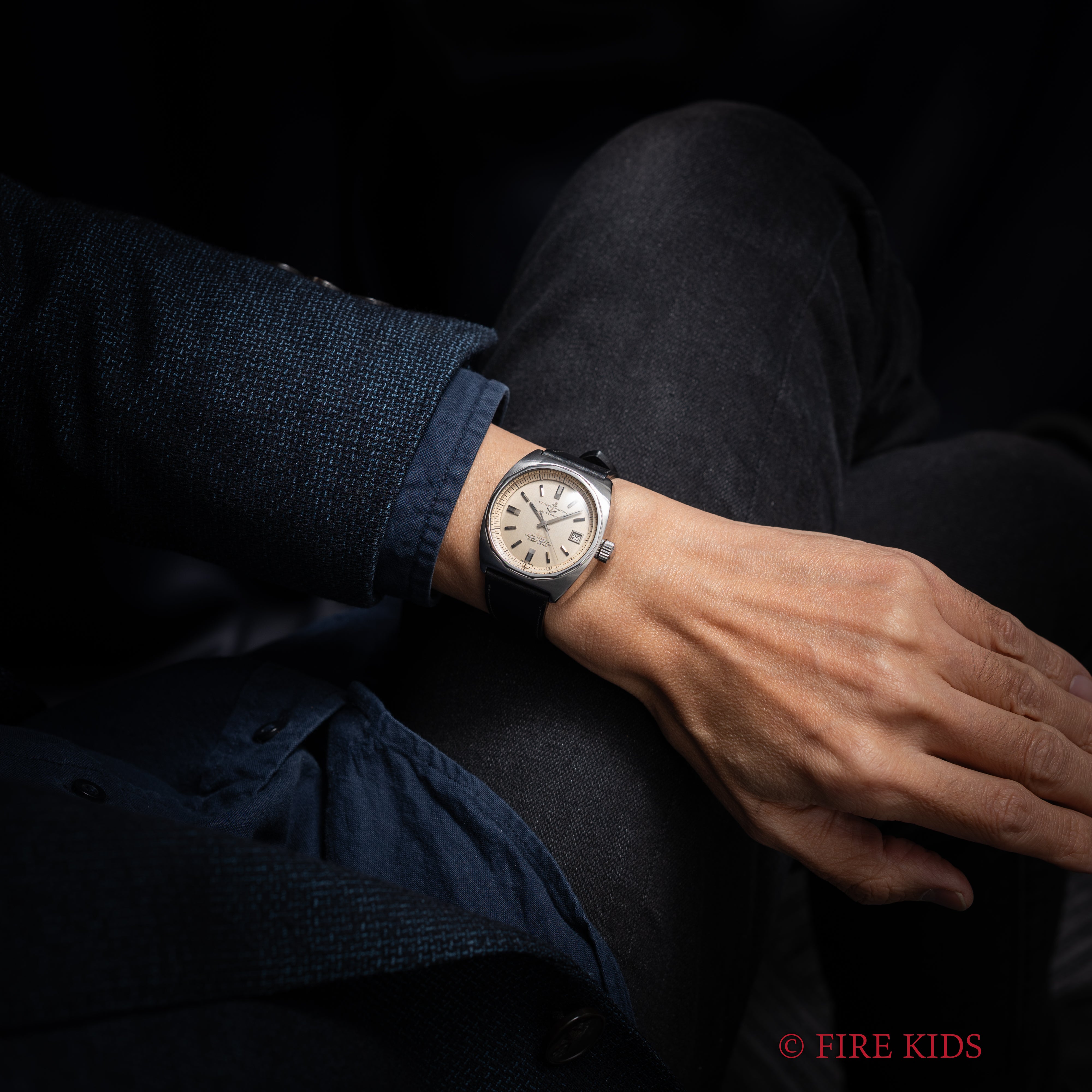 ユリスナルダン クロノメーター ハイテンション 1960年代製 自動巻 純正尾錠付