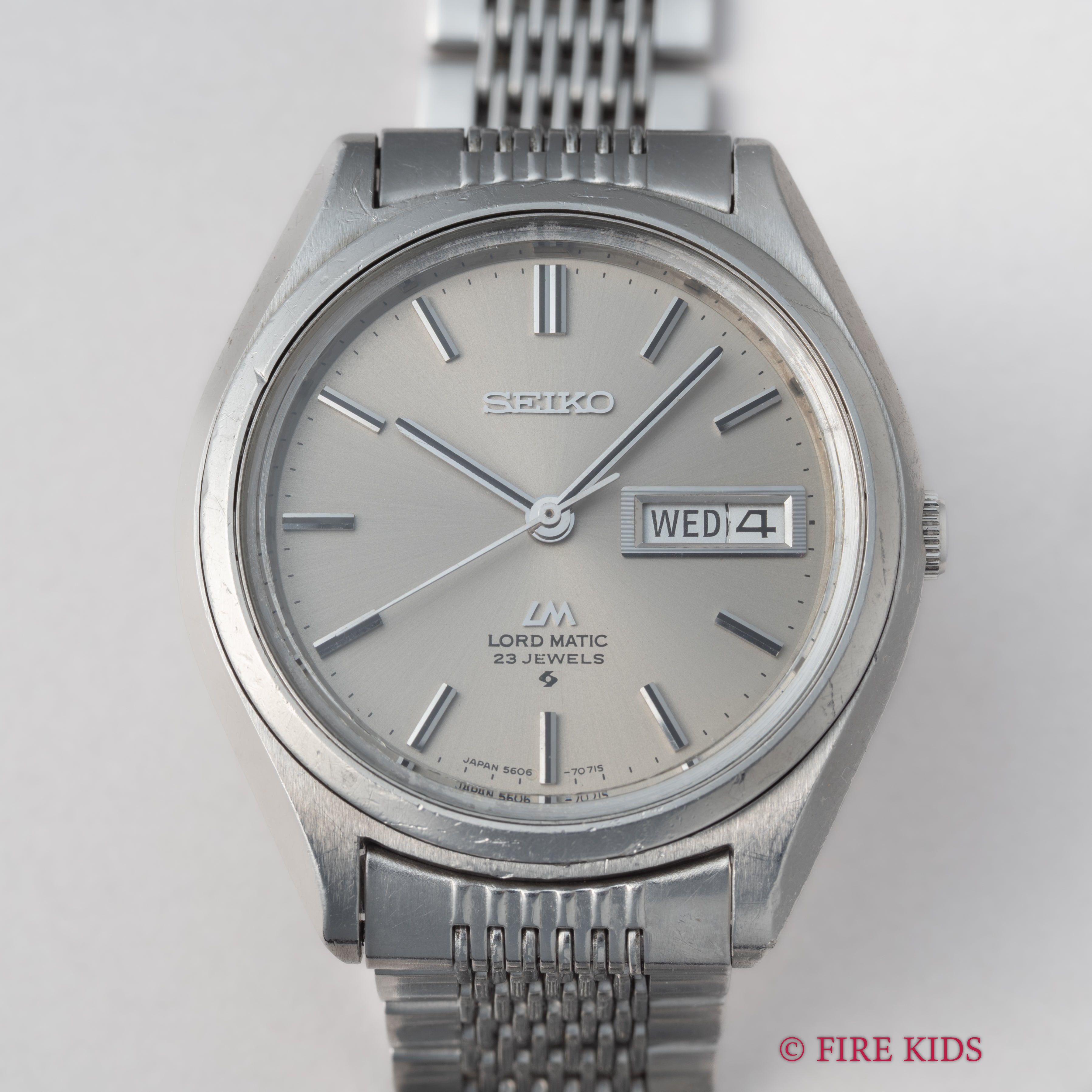 セイコー LM Ref.5606-7070 1971年製 自動巻き 純正ブレス付き