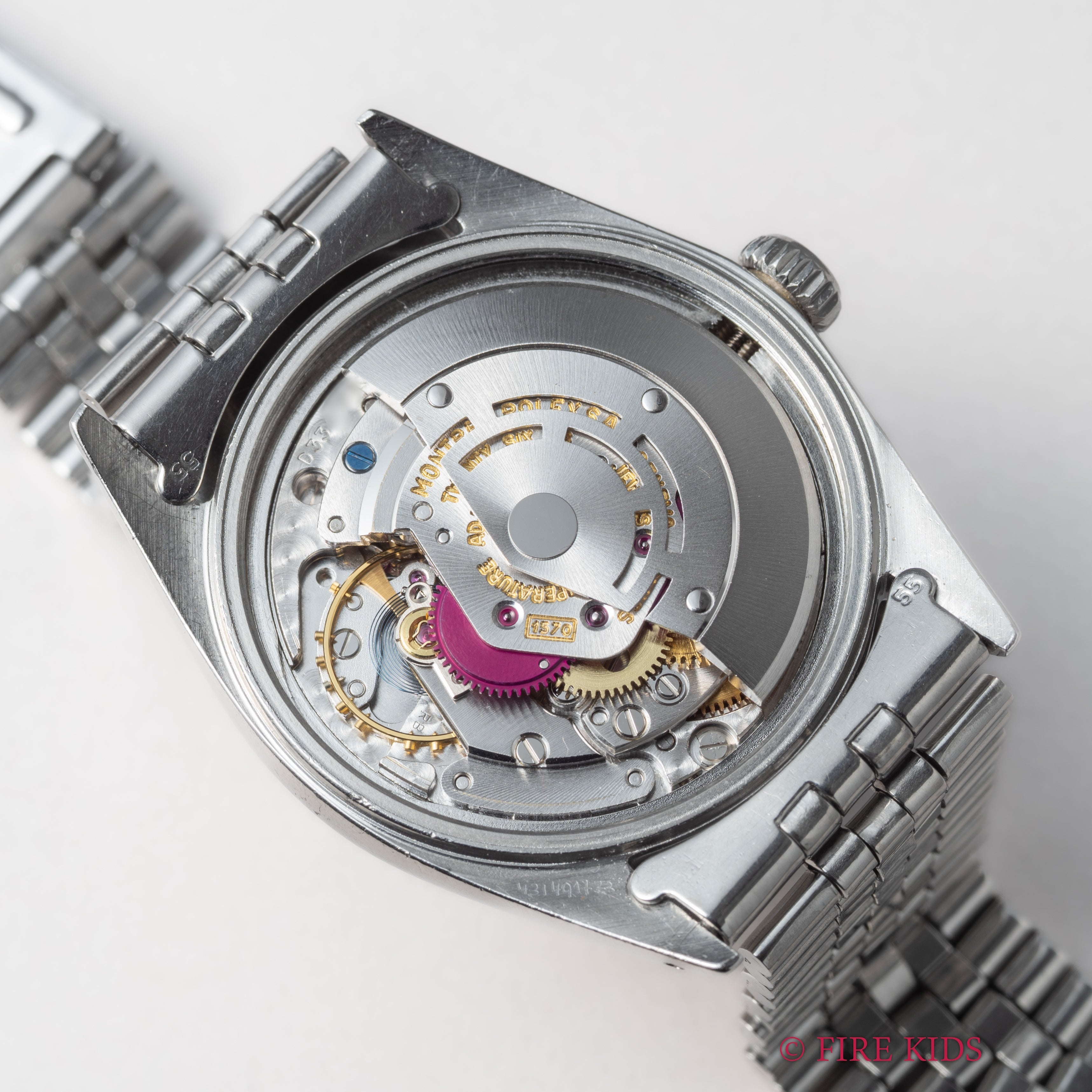 ロレックス デイトジャスト 1968年製 Ref.1600 スムースベゼル 純正ジュビリーブレス付き