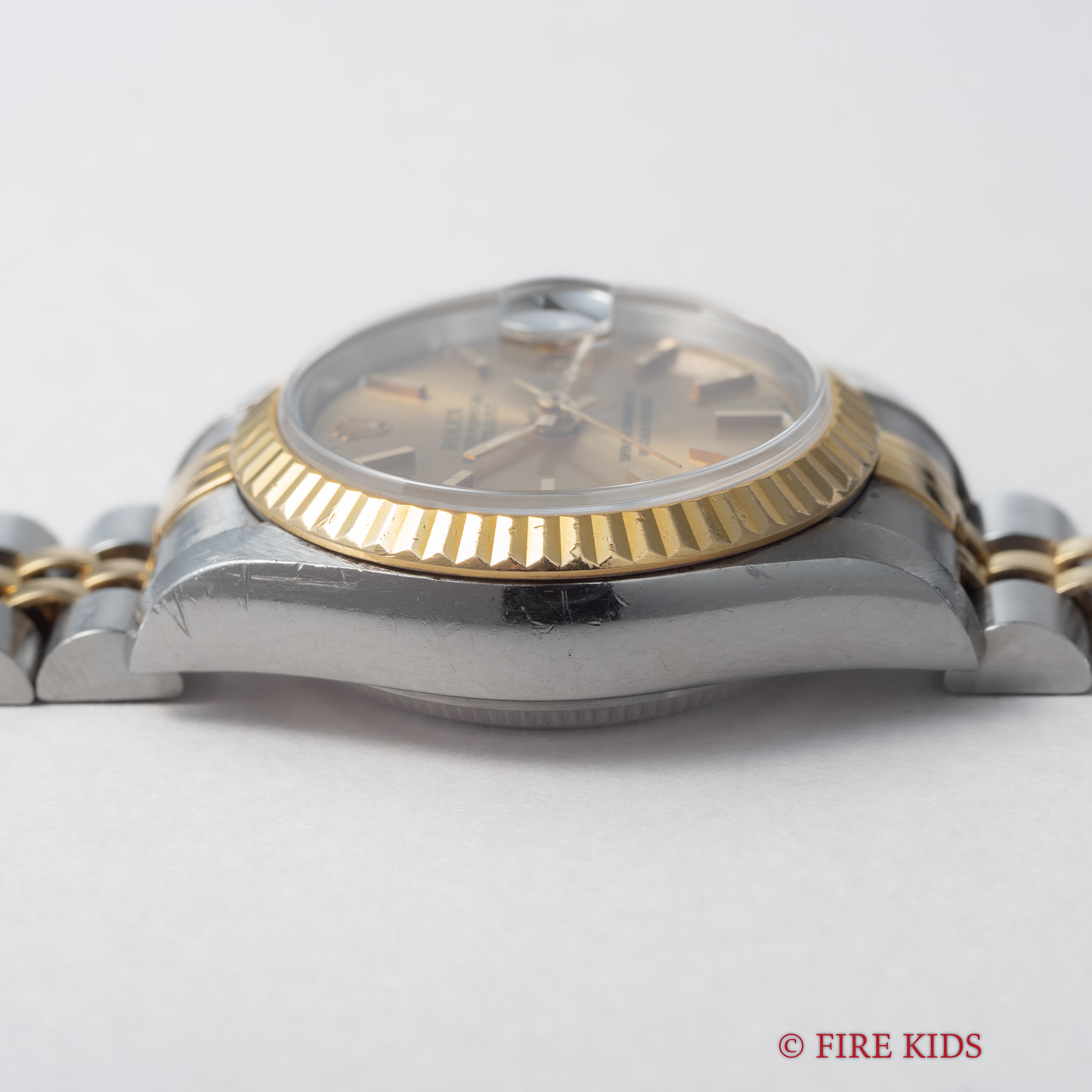 ロレックス デイトジャスト 自動巻き 1993年製 レディース コンビ Ref.69173 シャンパンダイヤル